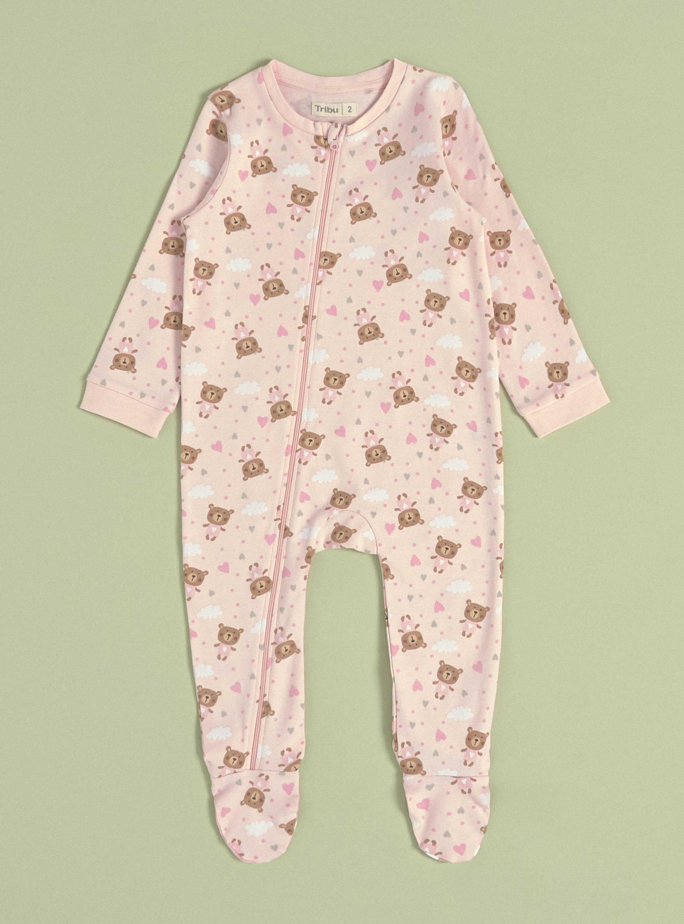 Pijama Niña Estampado Completo-0