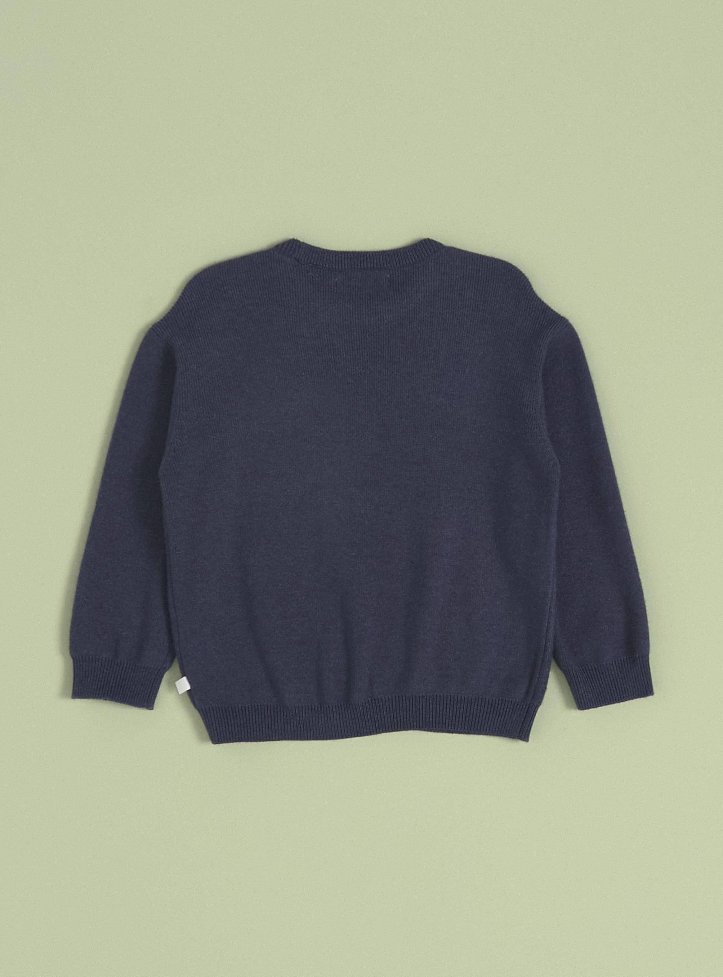 Sweater Niño con Bolsillo Parche y Tapeta-1