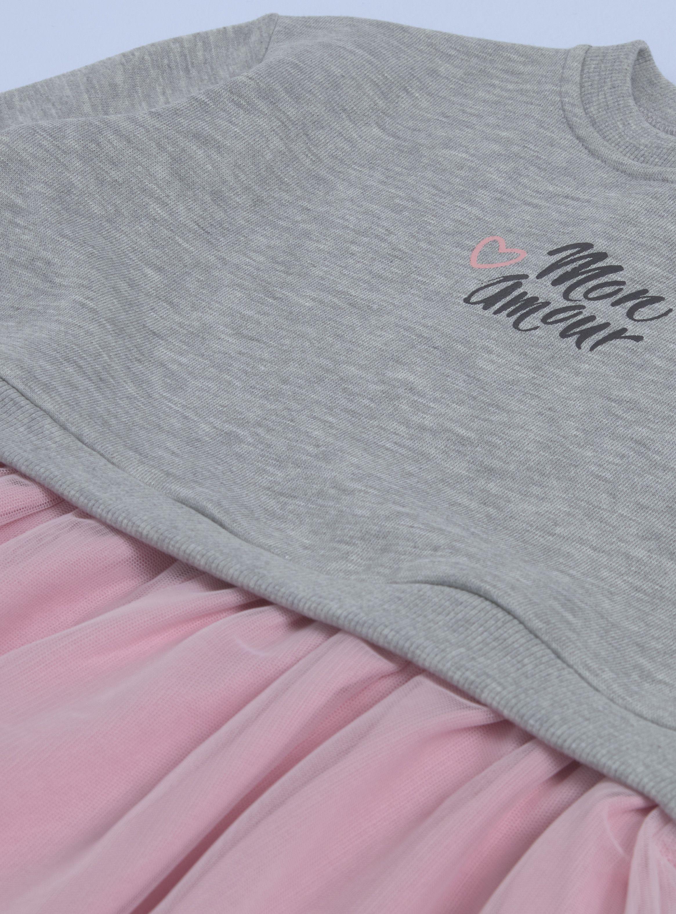 Polerón con Falda Tul y Estampado-2