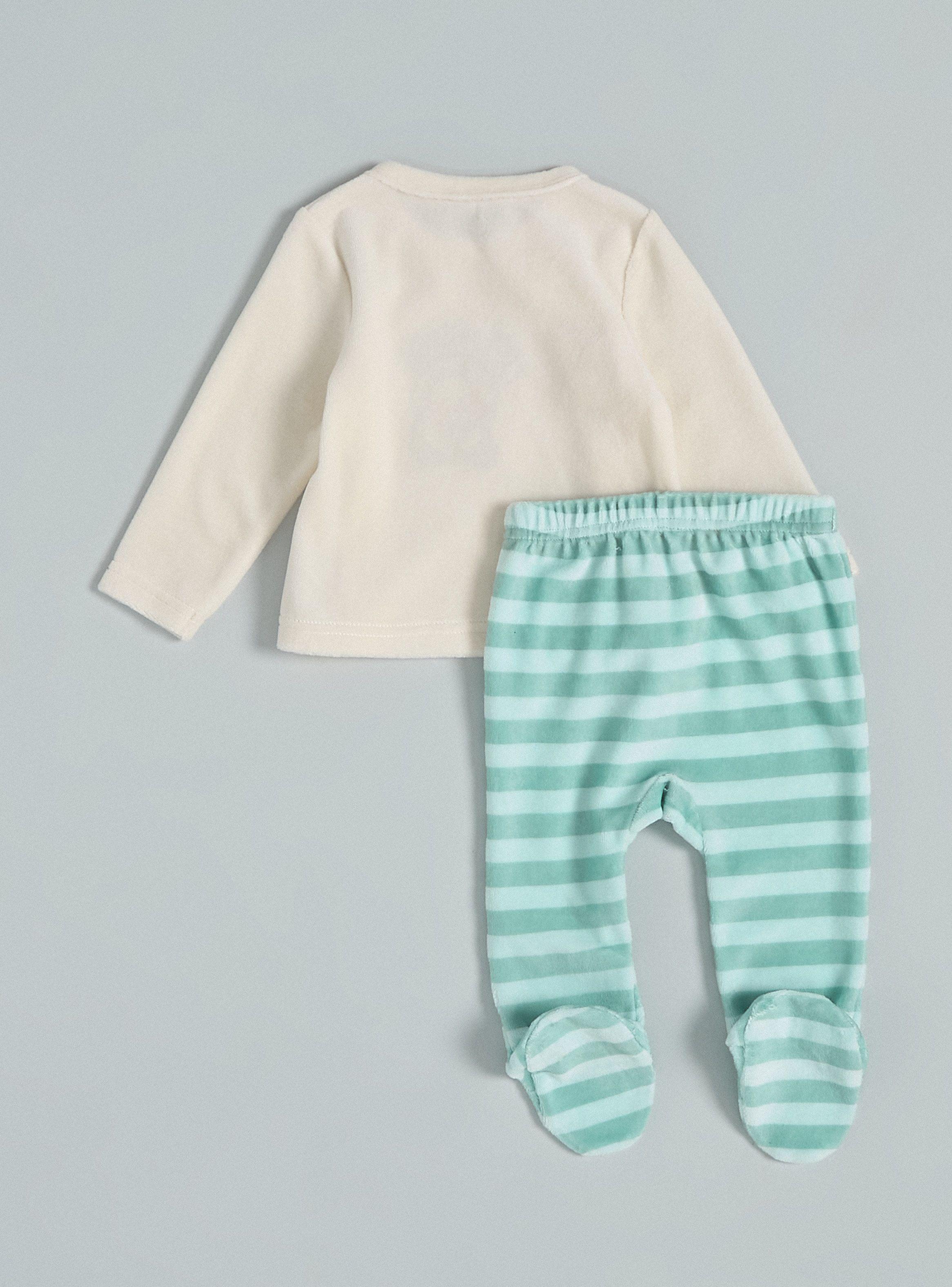 Conjunto Unisex Aplicación Hipopótamo-1