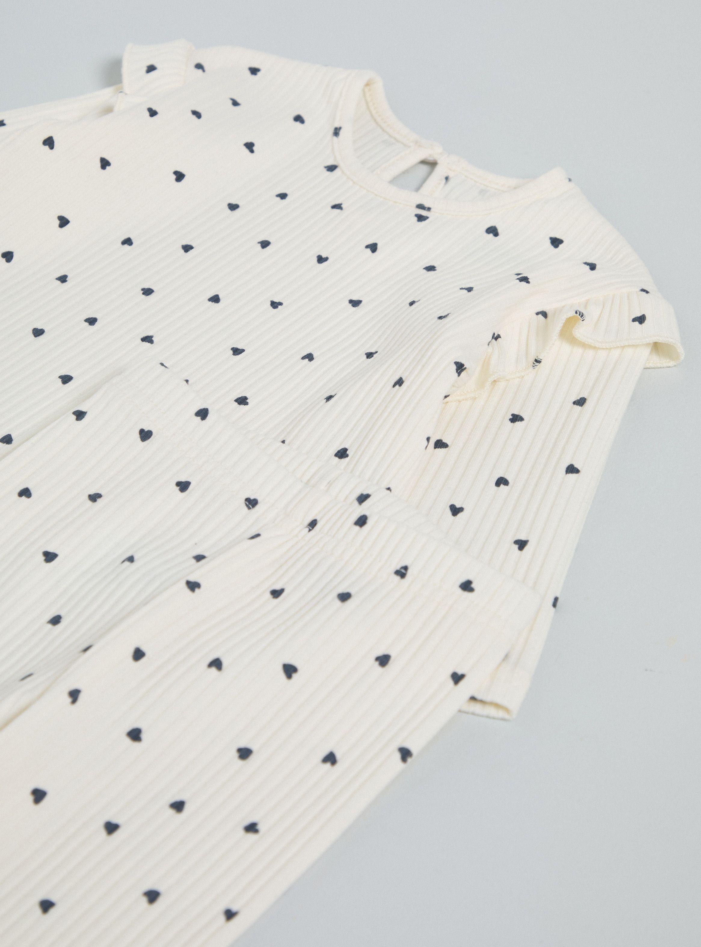 Conjunto Estampado Corazones y Vuelo en Liza-2