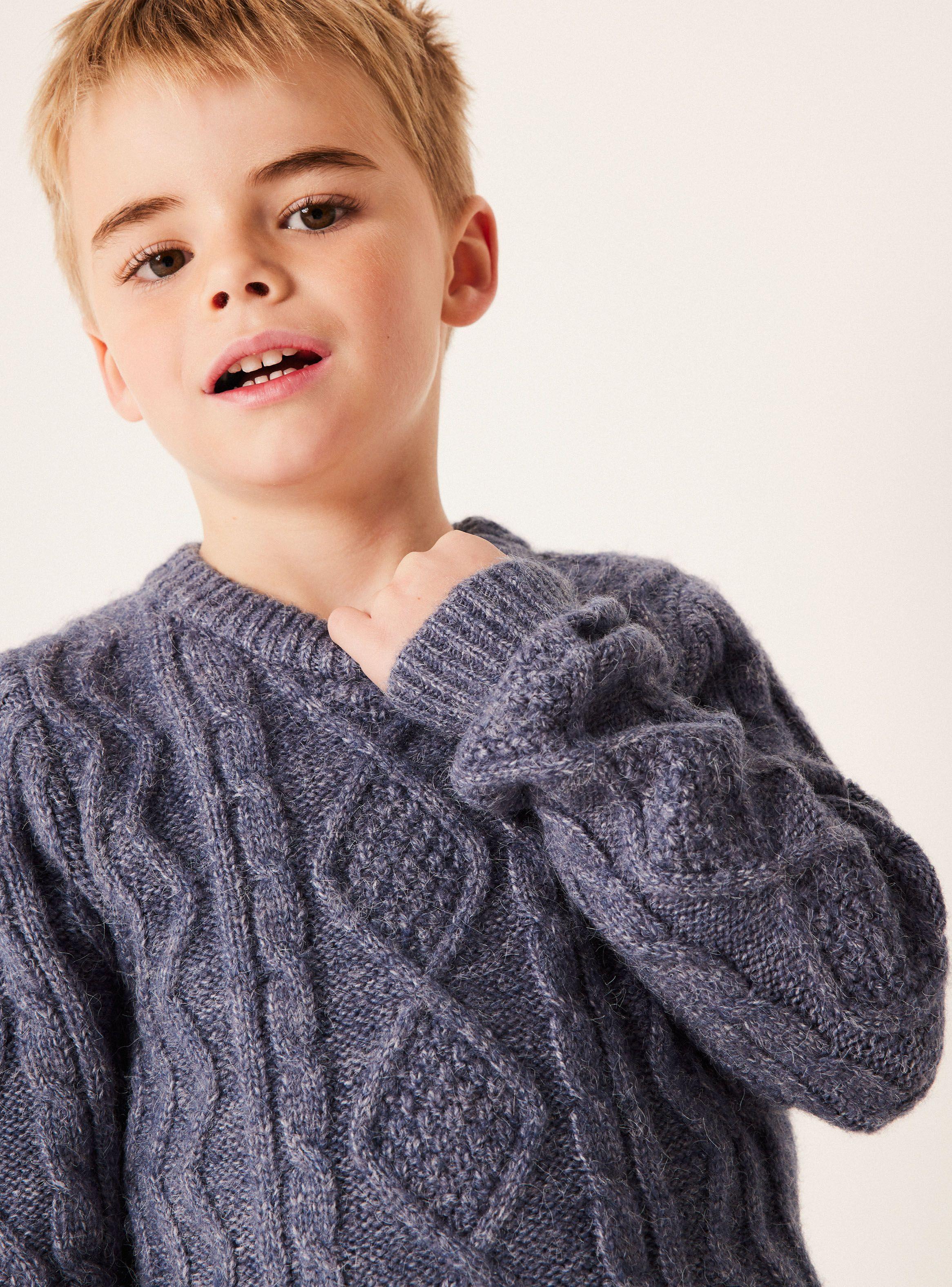 Sweater Trenzas Jaspeado-1