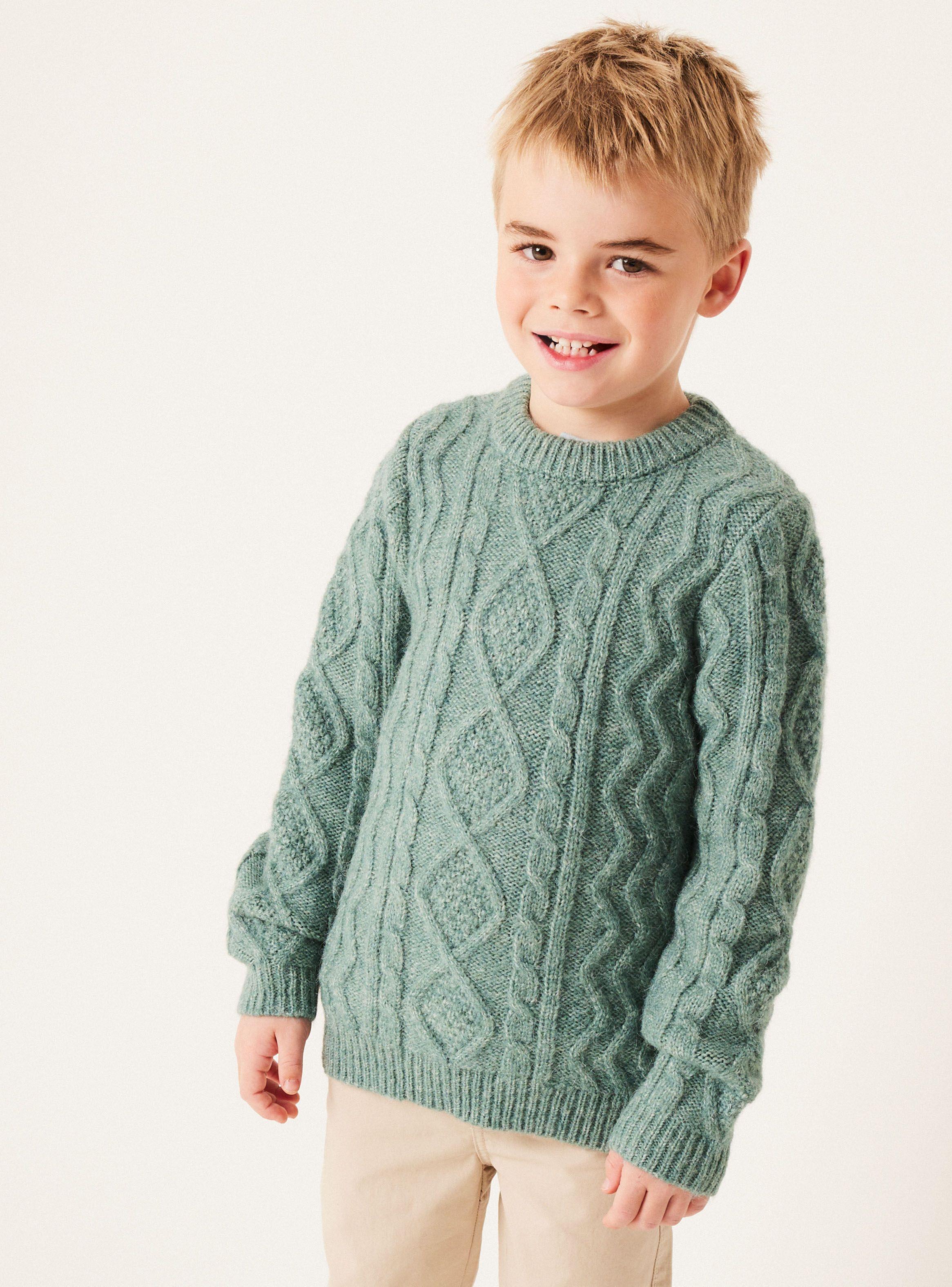 Sweater Trenzas Jaspeado-0