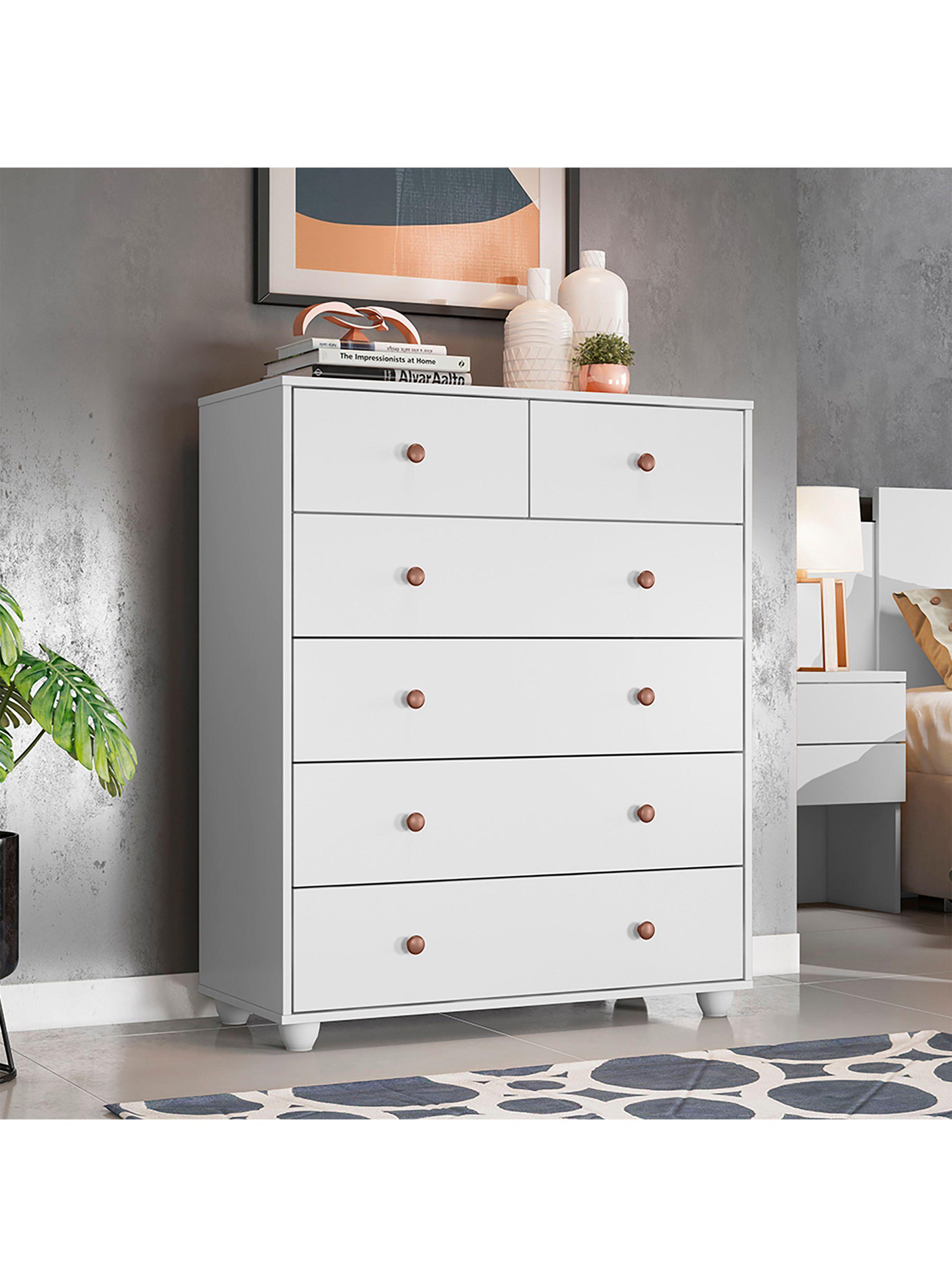 Comoda Vittoria White 6C-3