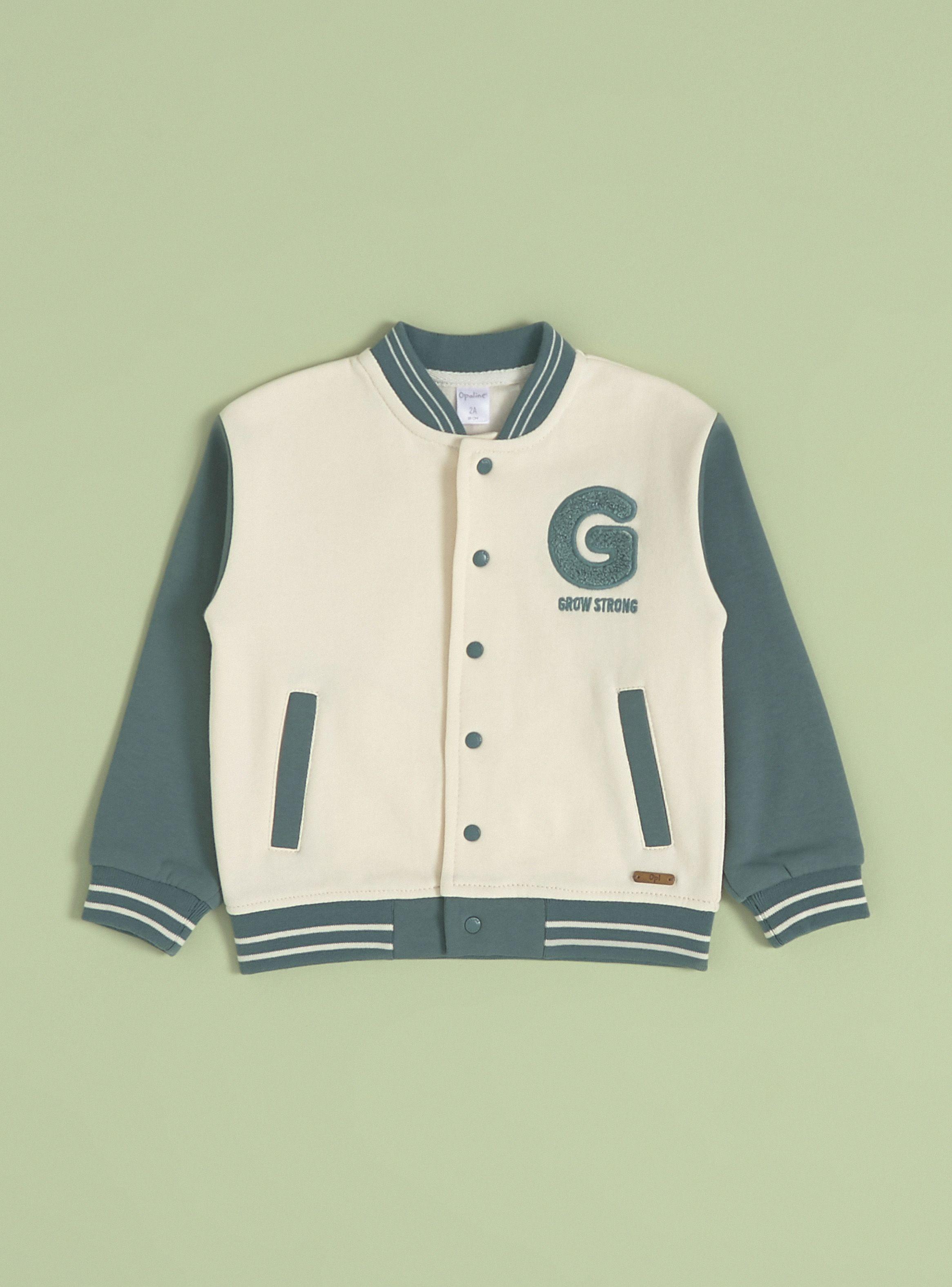 Polerón Bomber con Aplicación en el Pecho-0