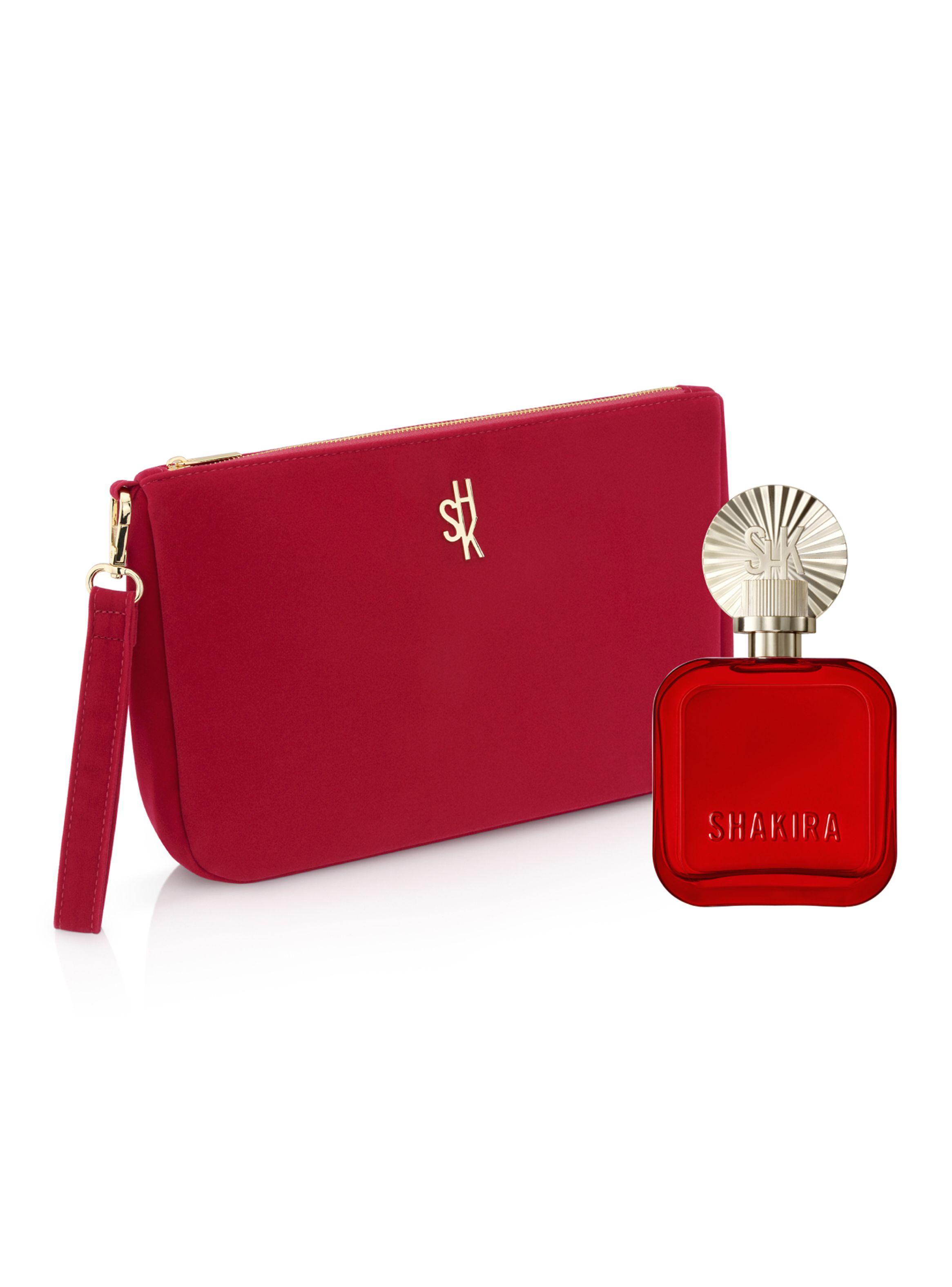 Perfume Shakira Rojo EDP Mujer 80ml + Clutch-0