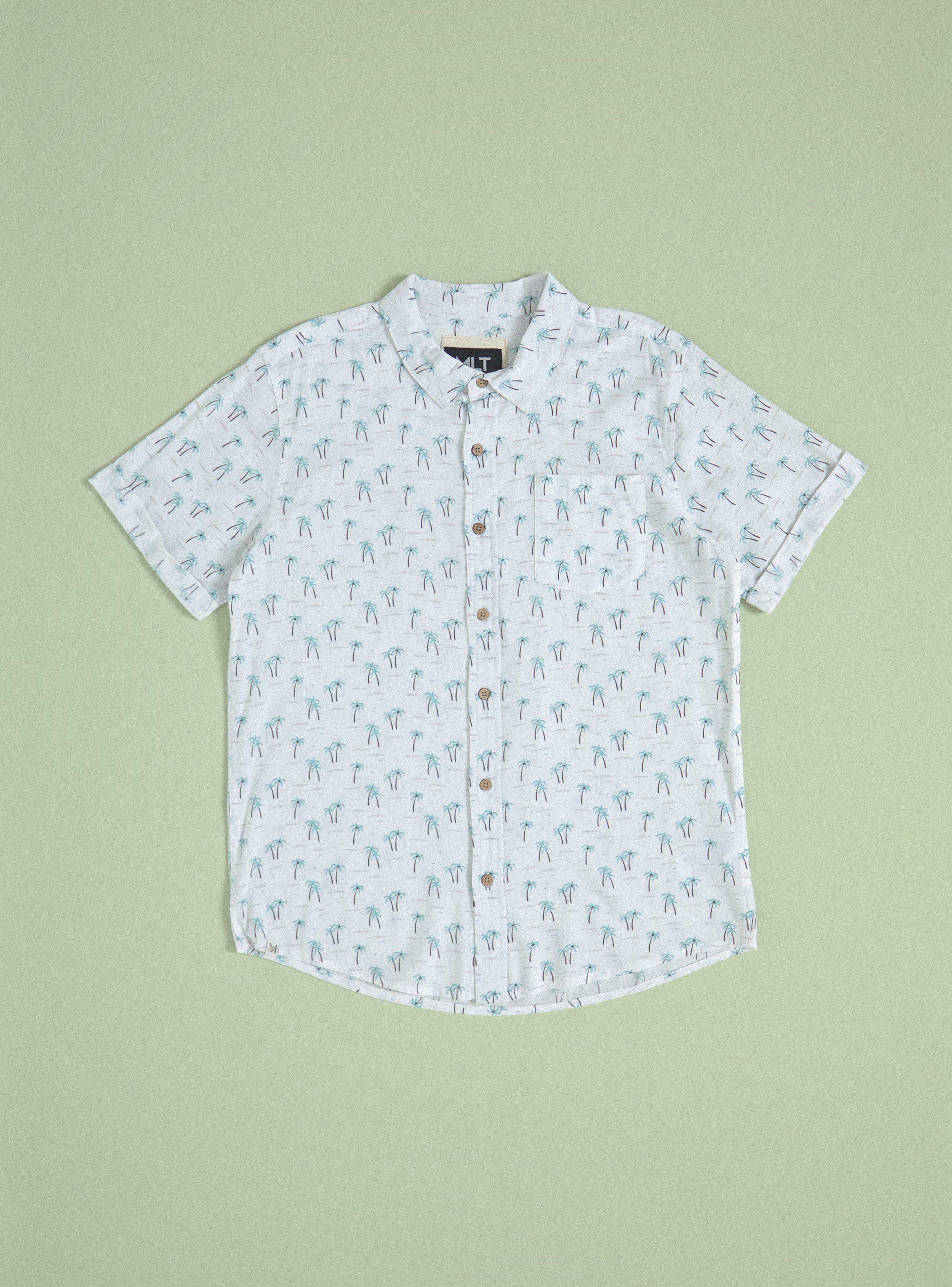 Camisa de Vestir Mini Print-2