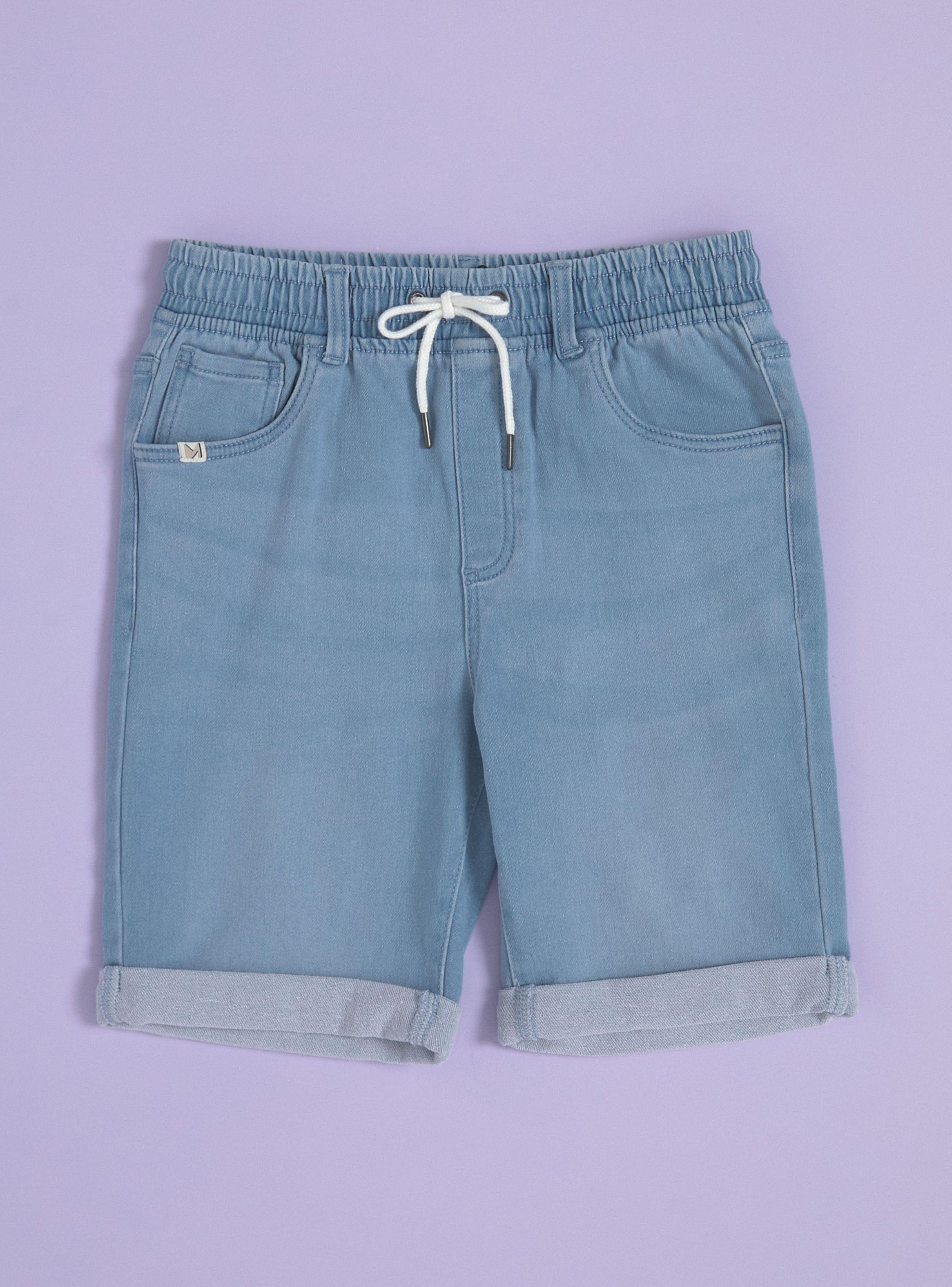 Bermuda Tipo Denim Confortable-0