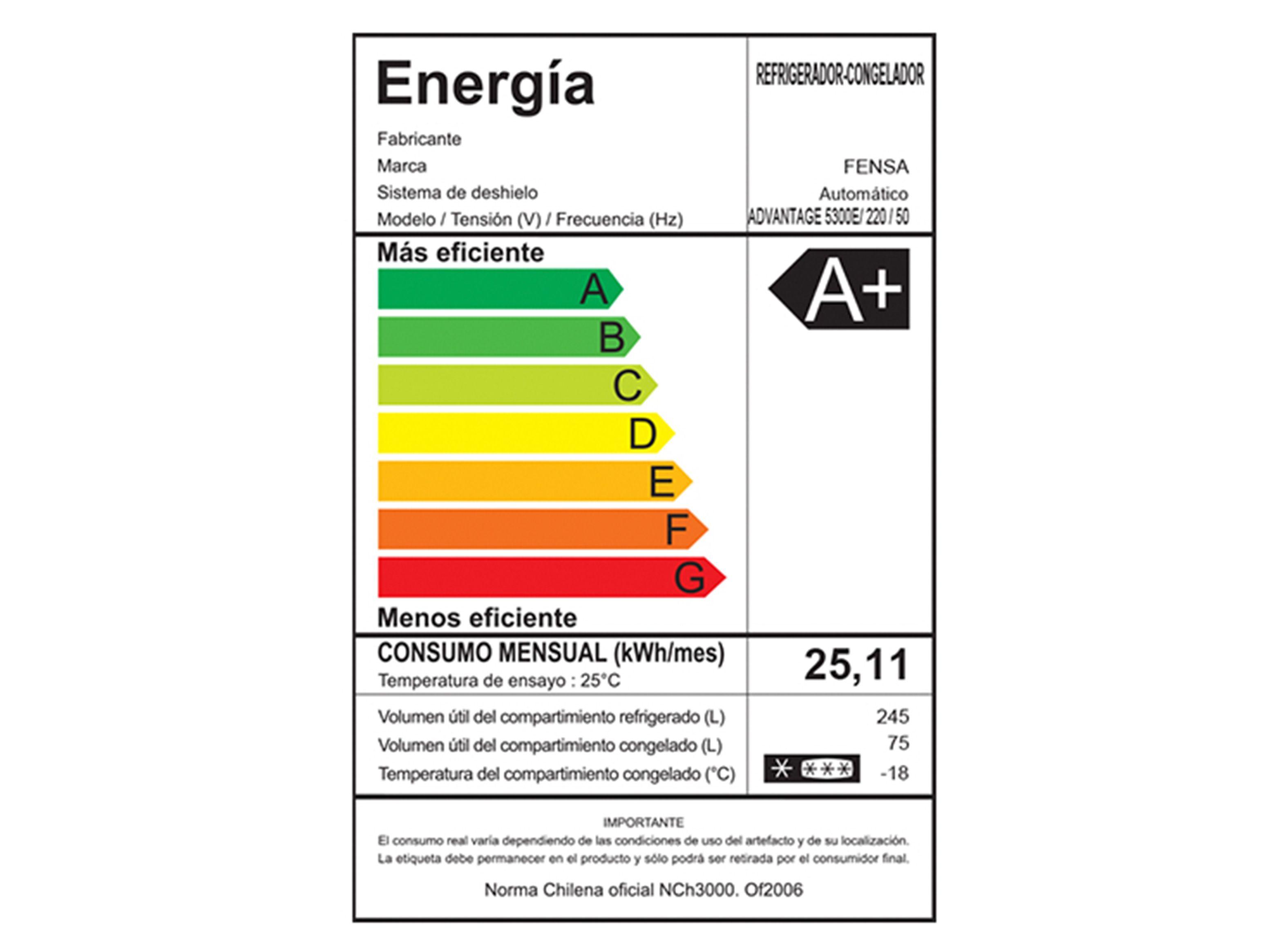 Refrigerador No Frost 320 Litros Advantage 5300E-5