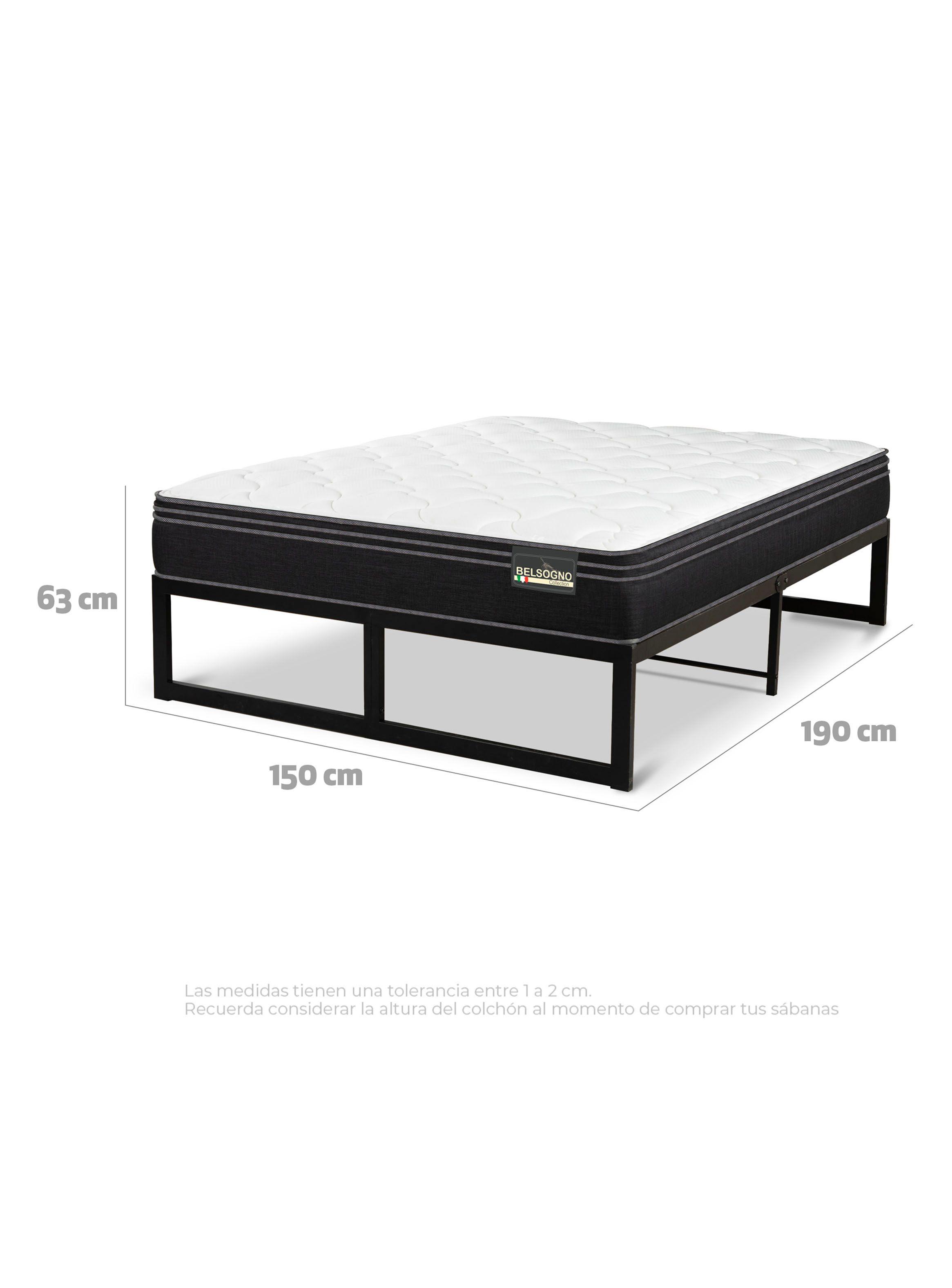 Cama Iron Smart Premium 2 Plazas-1