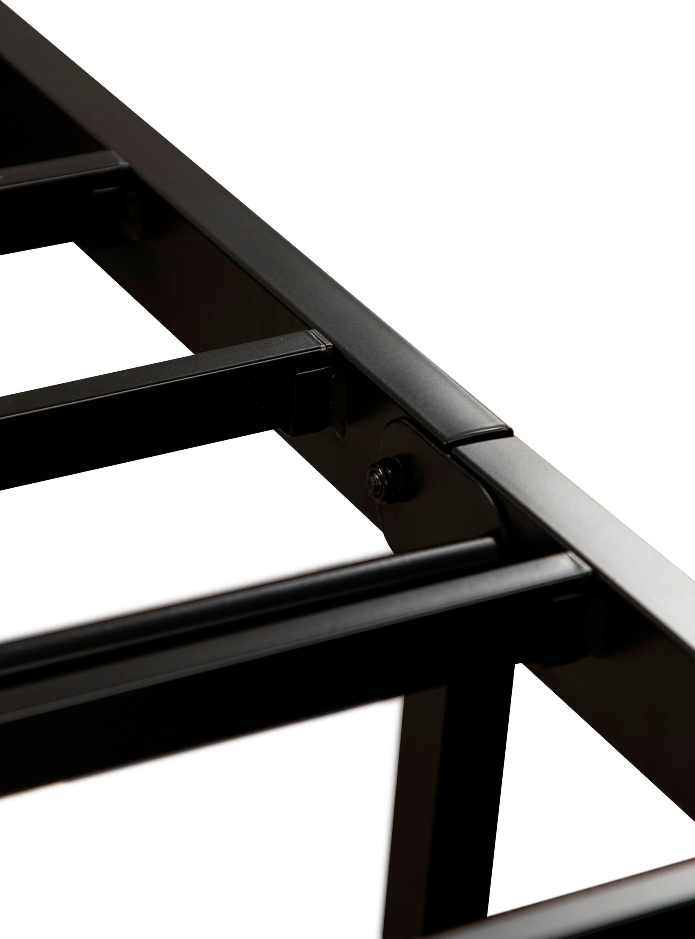 Cama Iron Smart Premium 1.5 Plazas +  Respaldo Black-6