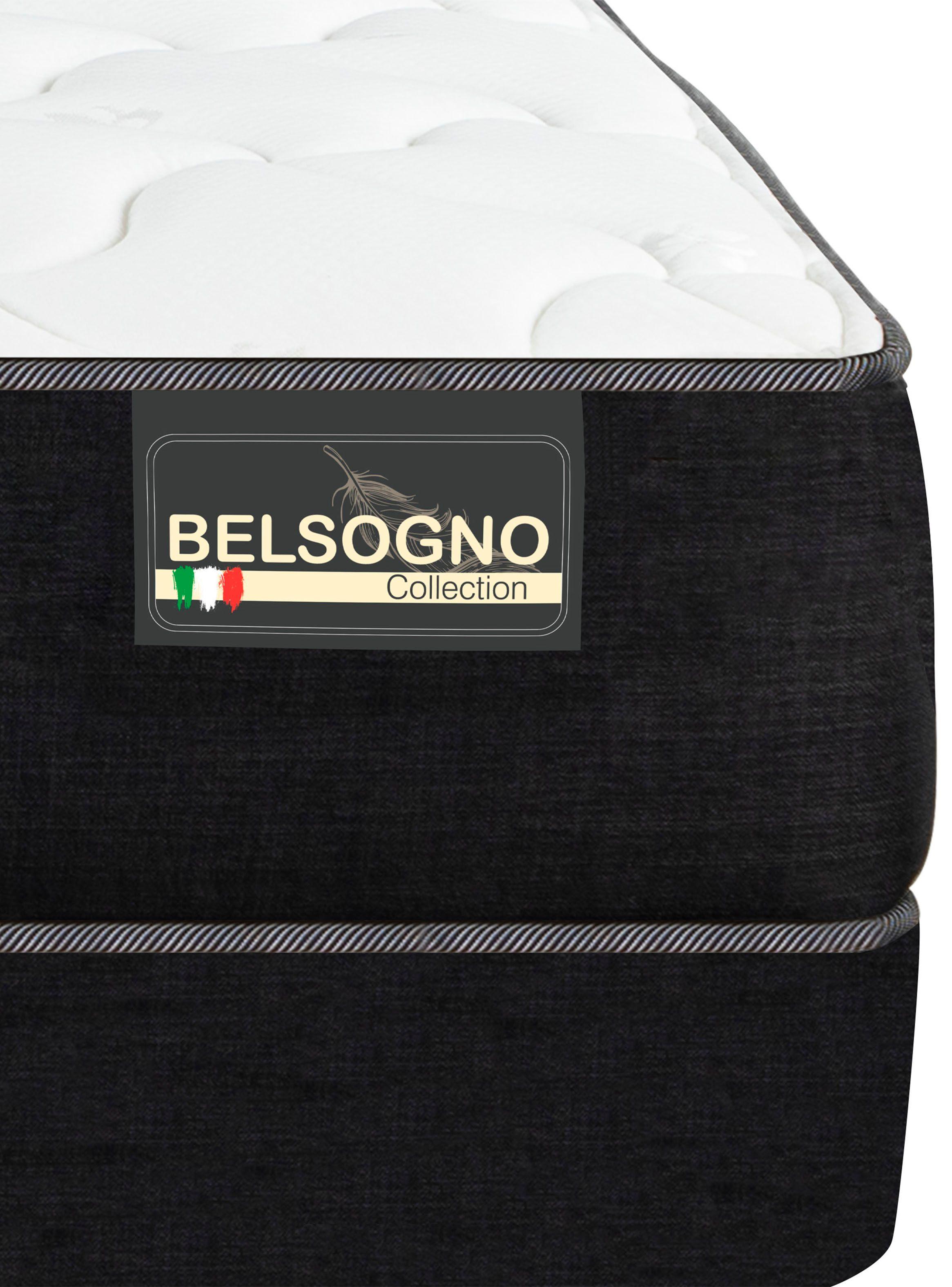 Cama Iron Smart Belsogno Plus 2 Plazas + Respaldo Black-3