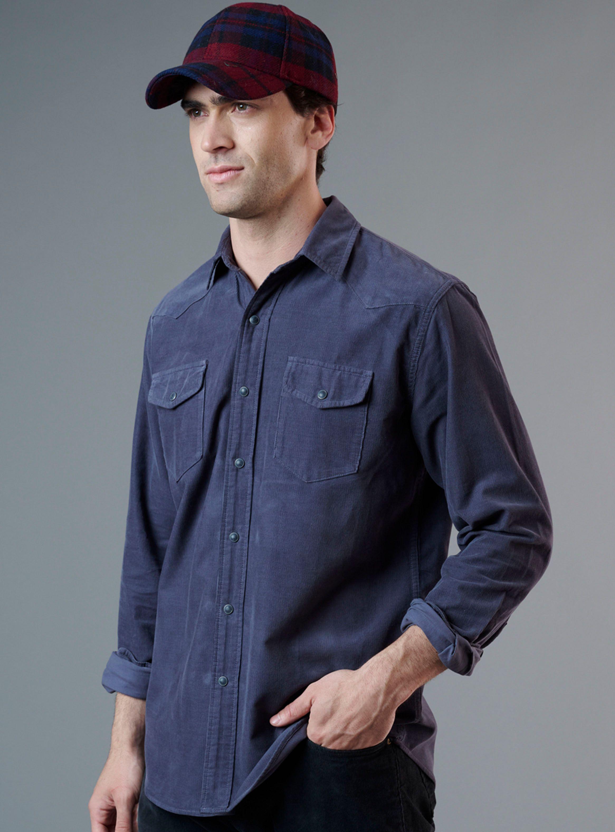 Camisa Sport Lisa Dakota Corduroy Vintage-0