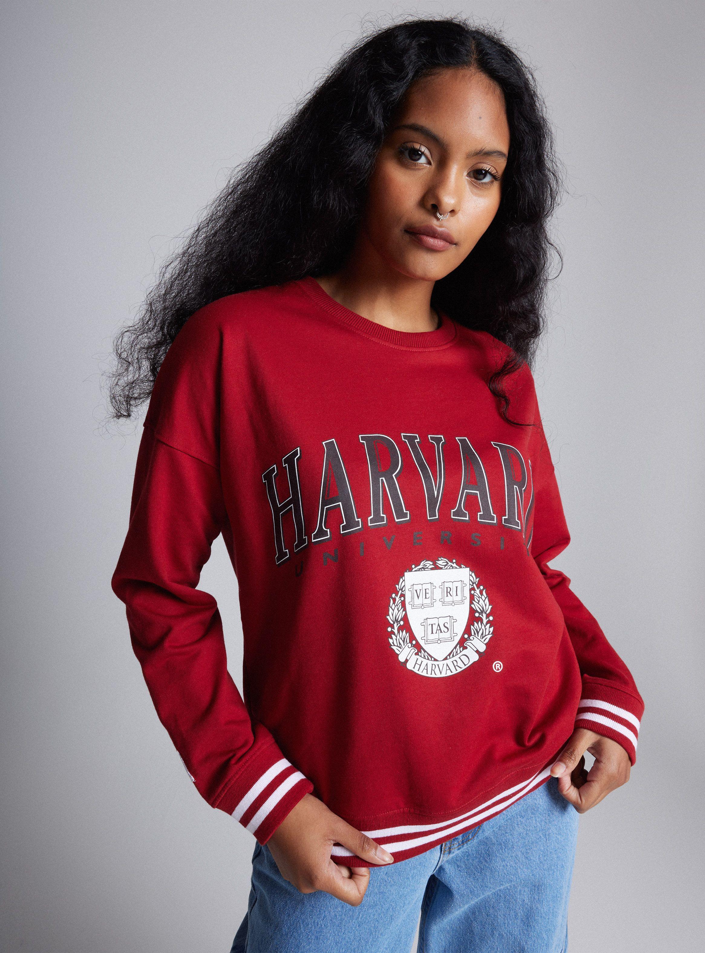Polerón Hoodie Name And Logo Harvard-0