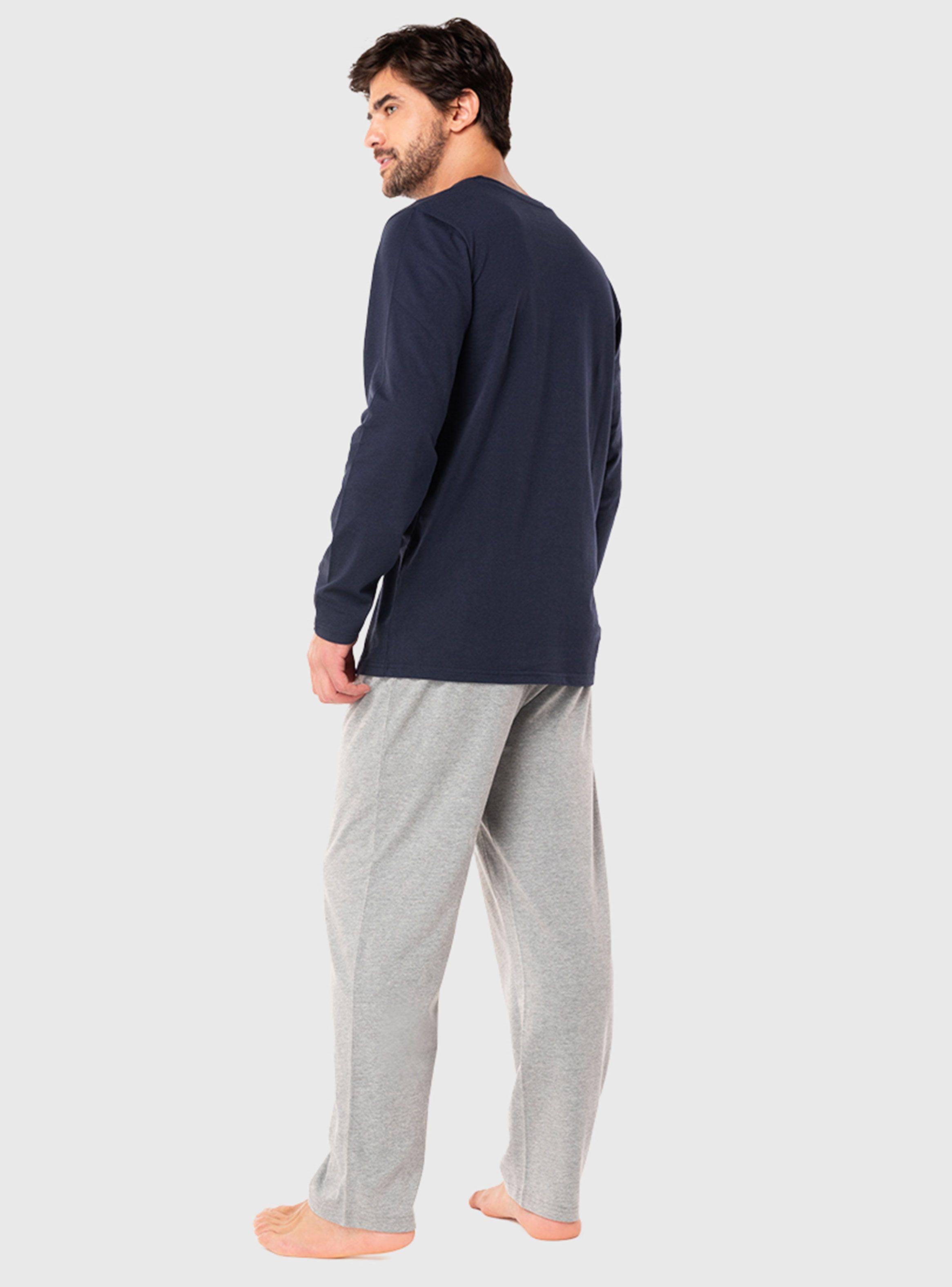 Pijama Básico Diseño Bolsillo Front-1