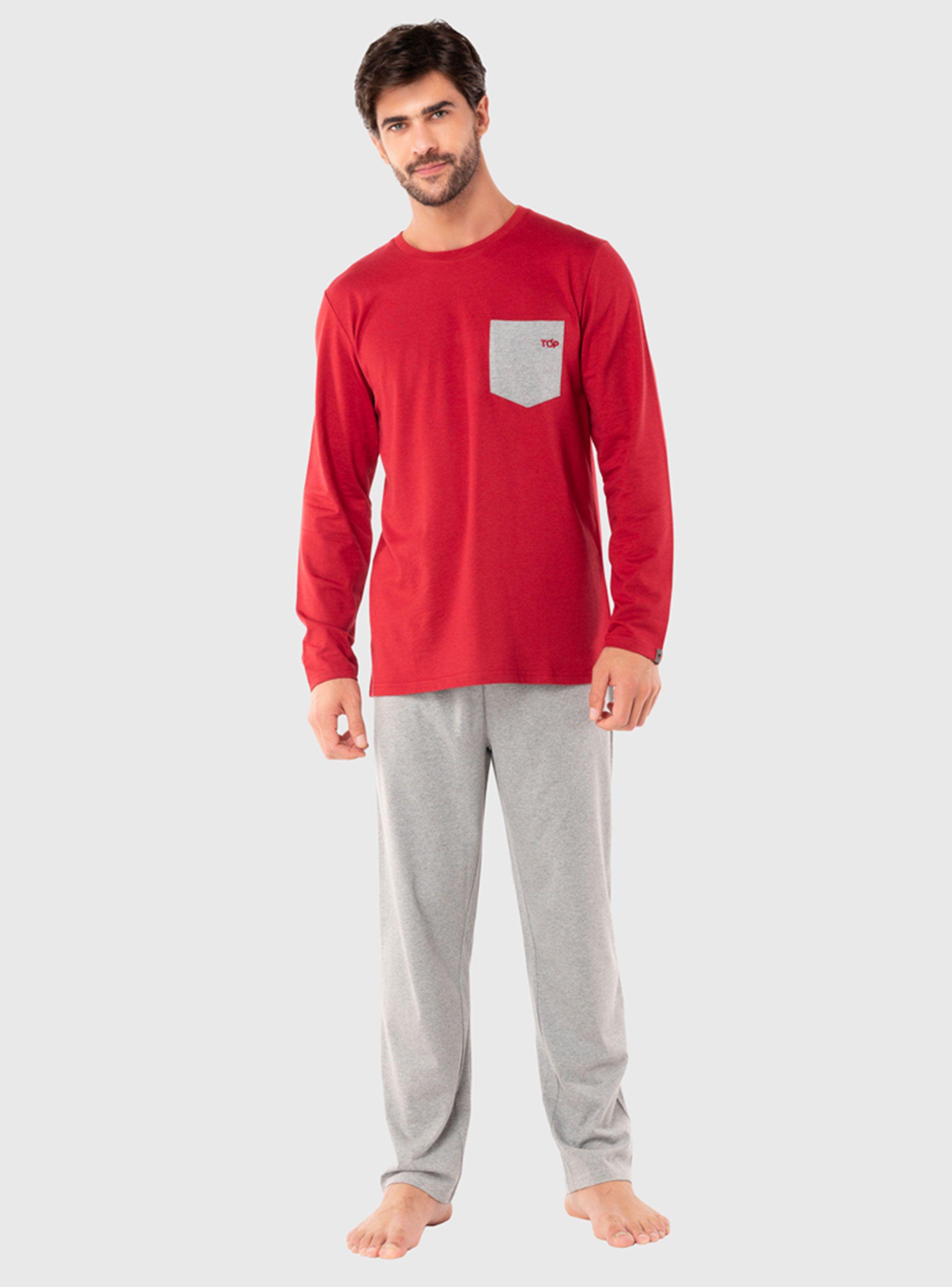 Pijama Básico Diseño Block-0