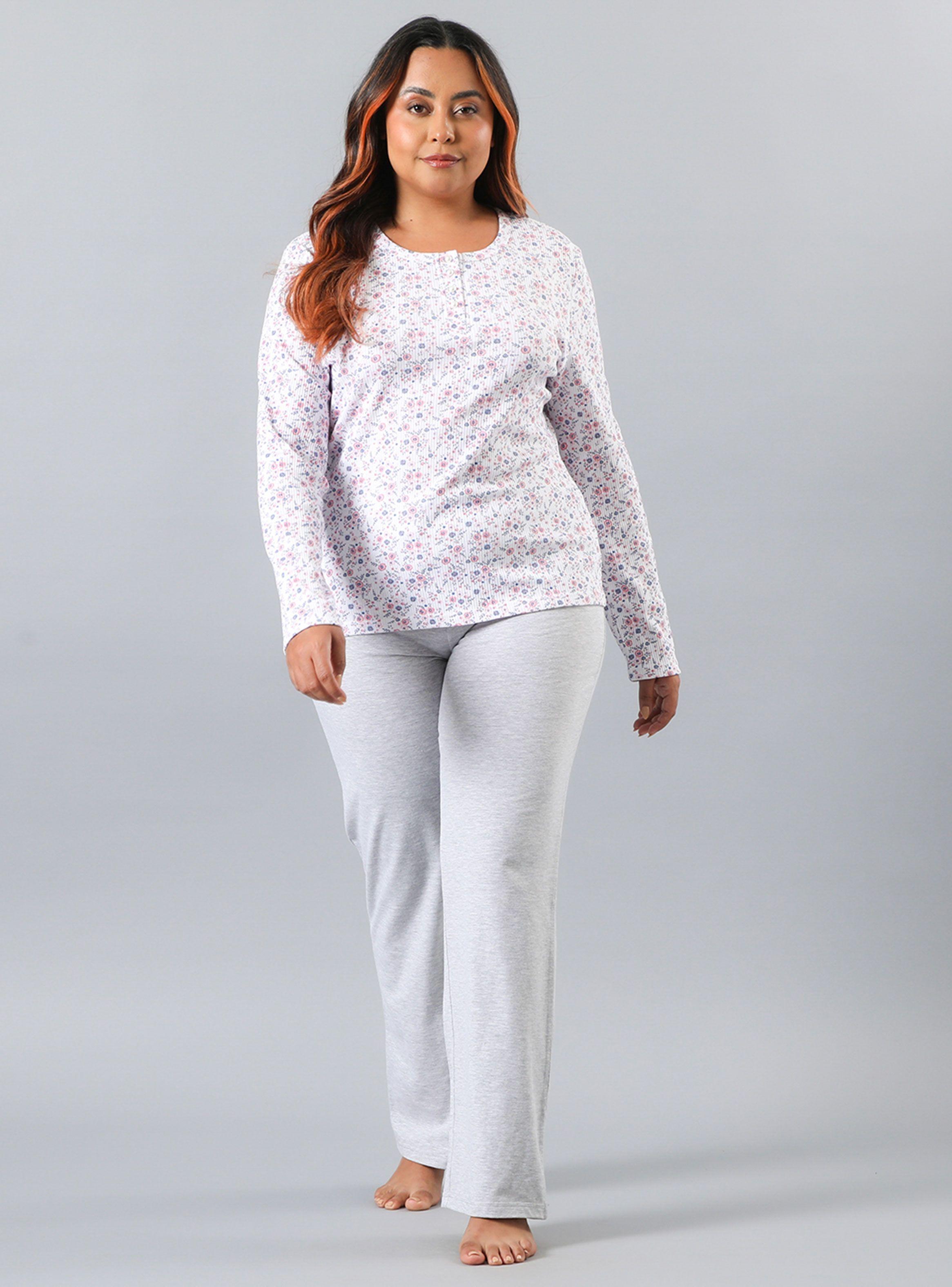 Pijama Polera Rib con Pata-0