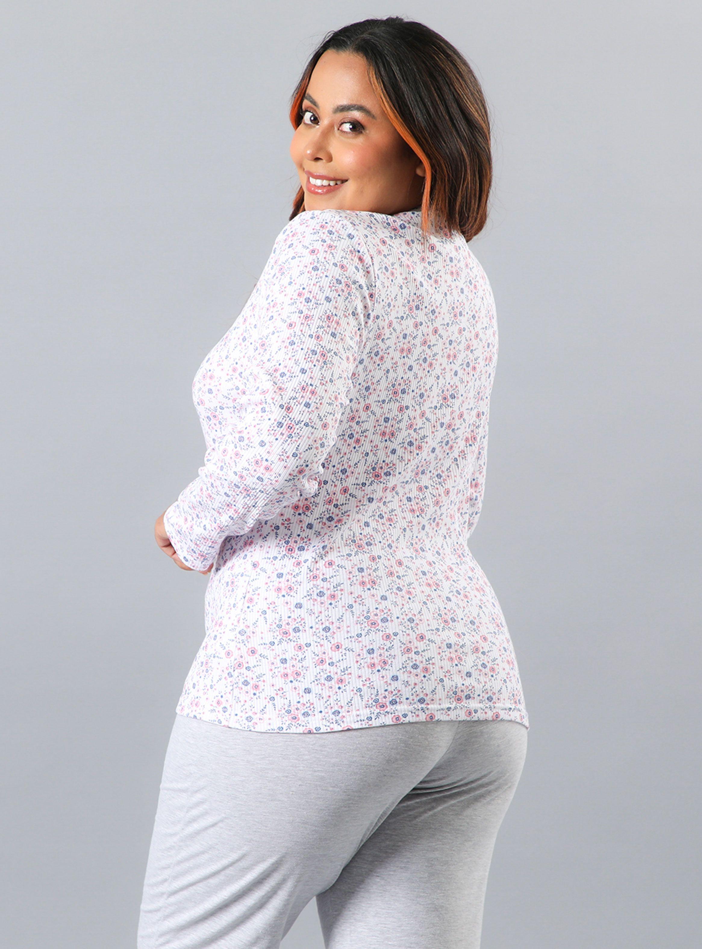 Pijama Polera Rib con Pata-2