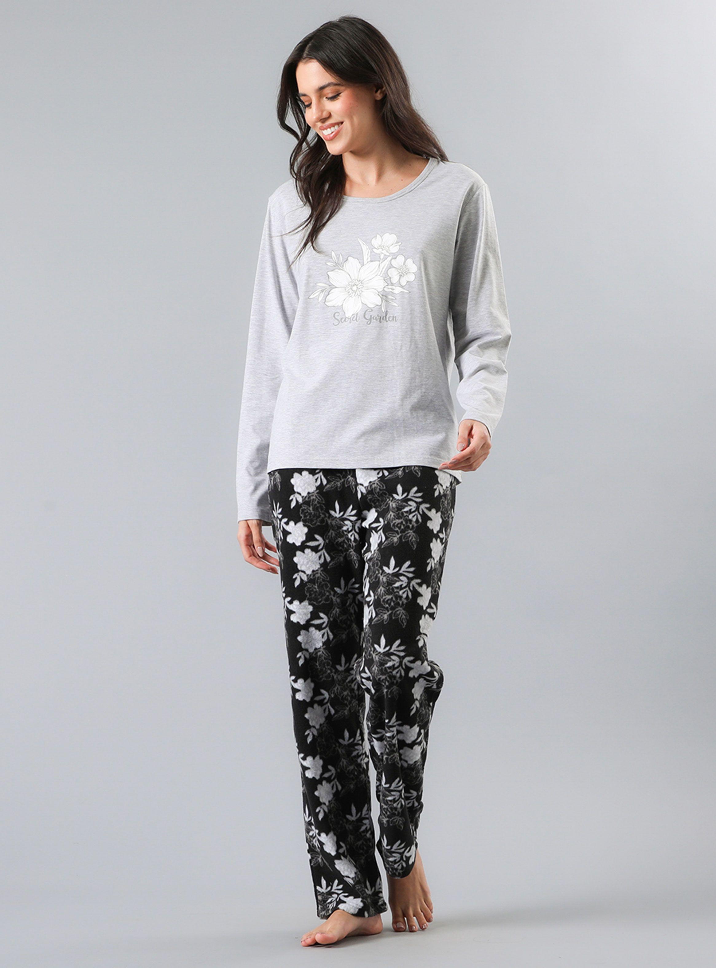 Pijama Micropolar Polerón Polera-0