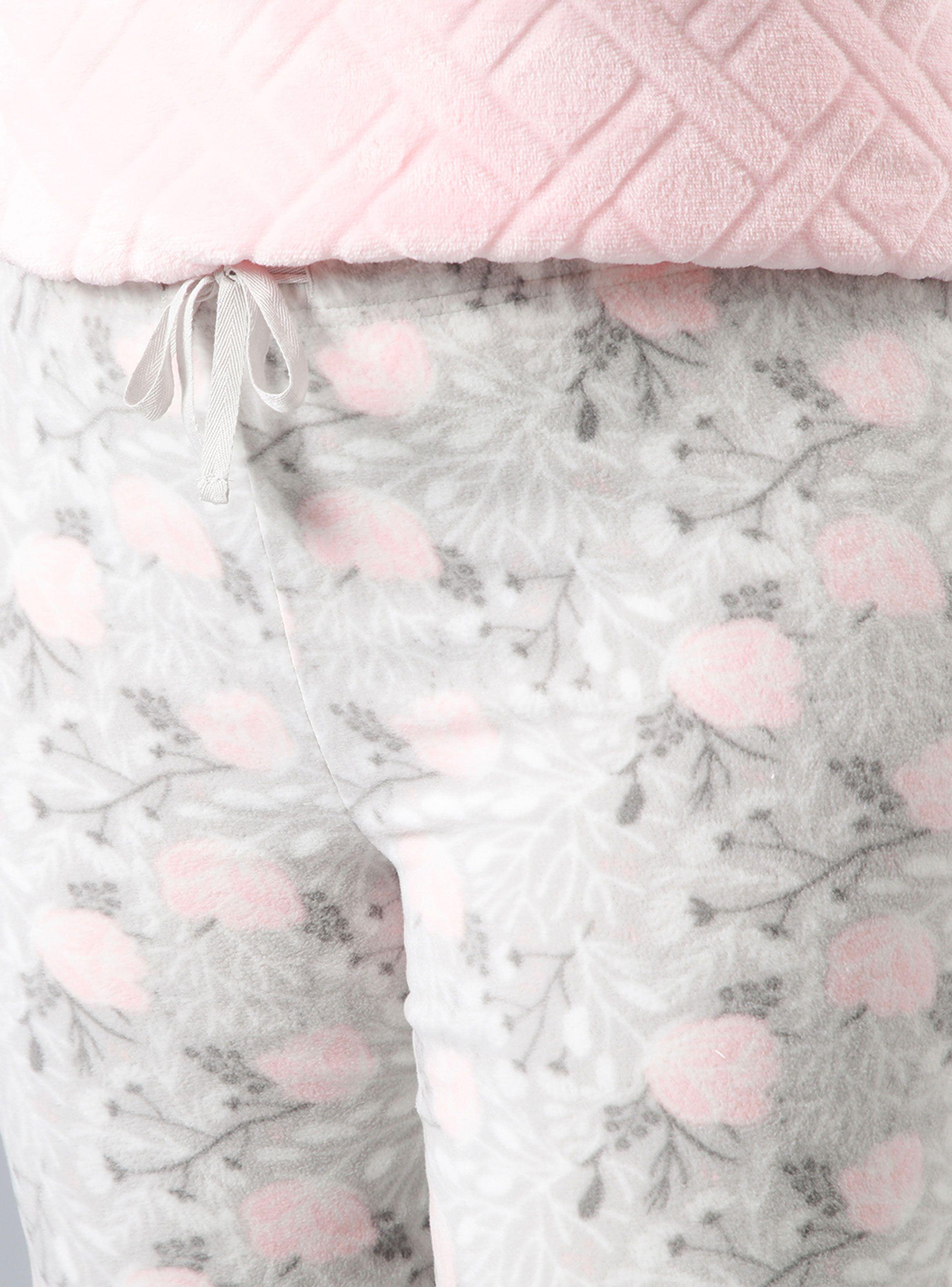 Pijama Cuello Abotonado Coral Micro Flee-2