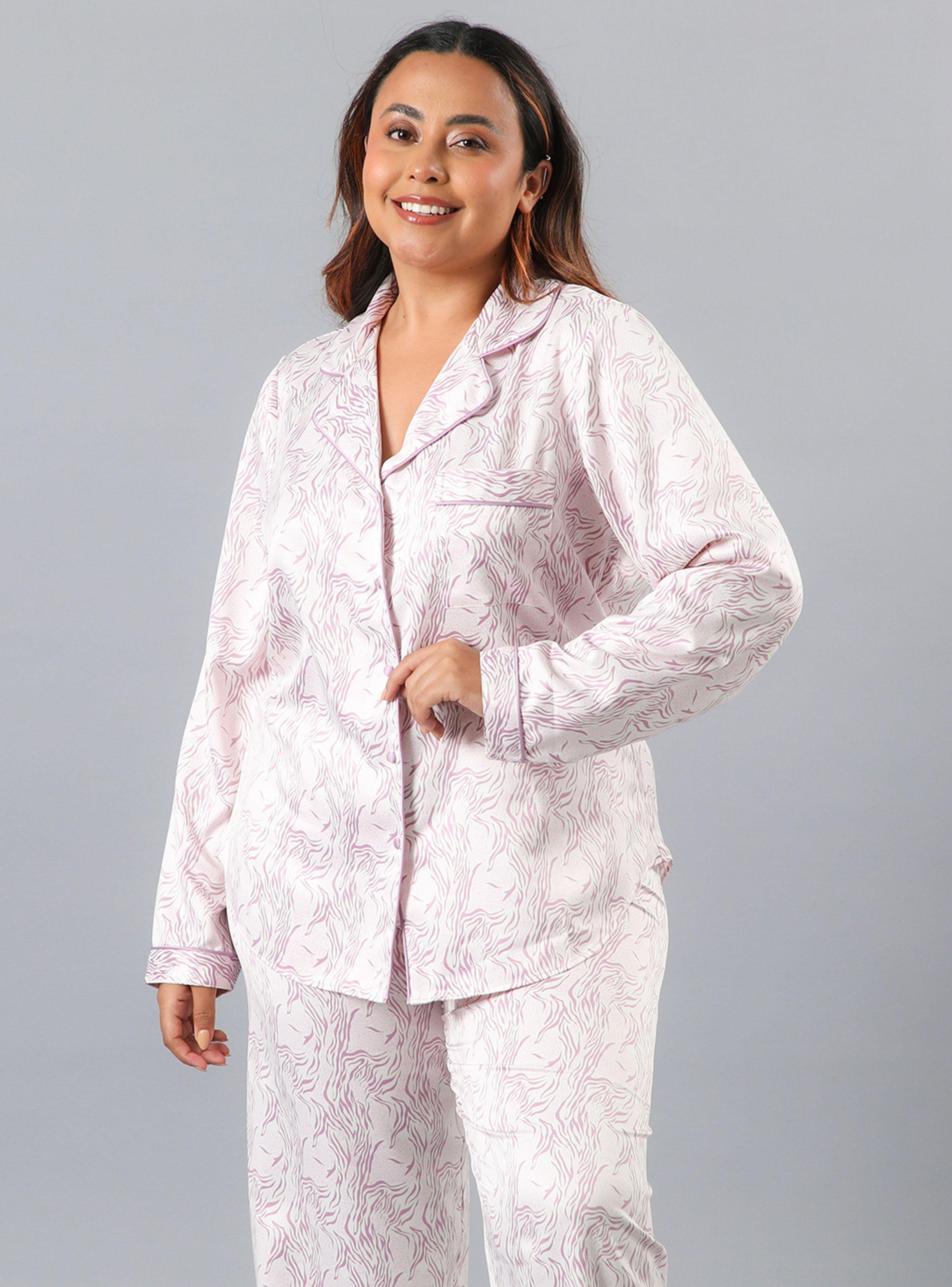 Set Camisero + Pantalón Satín Print-1