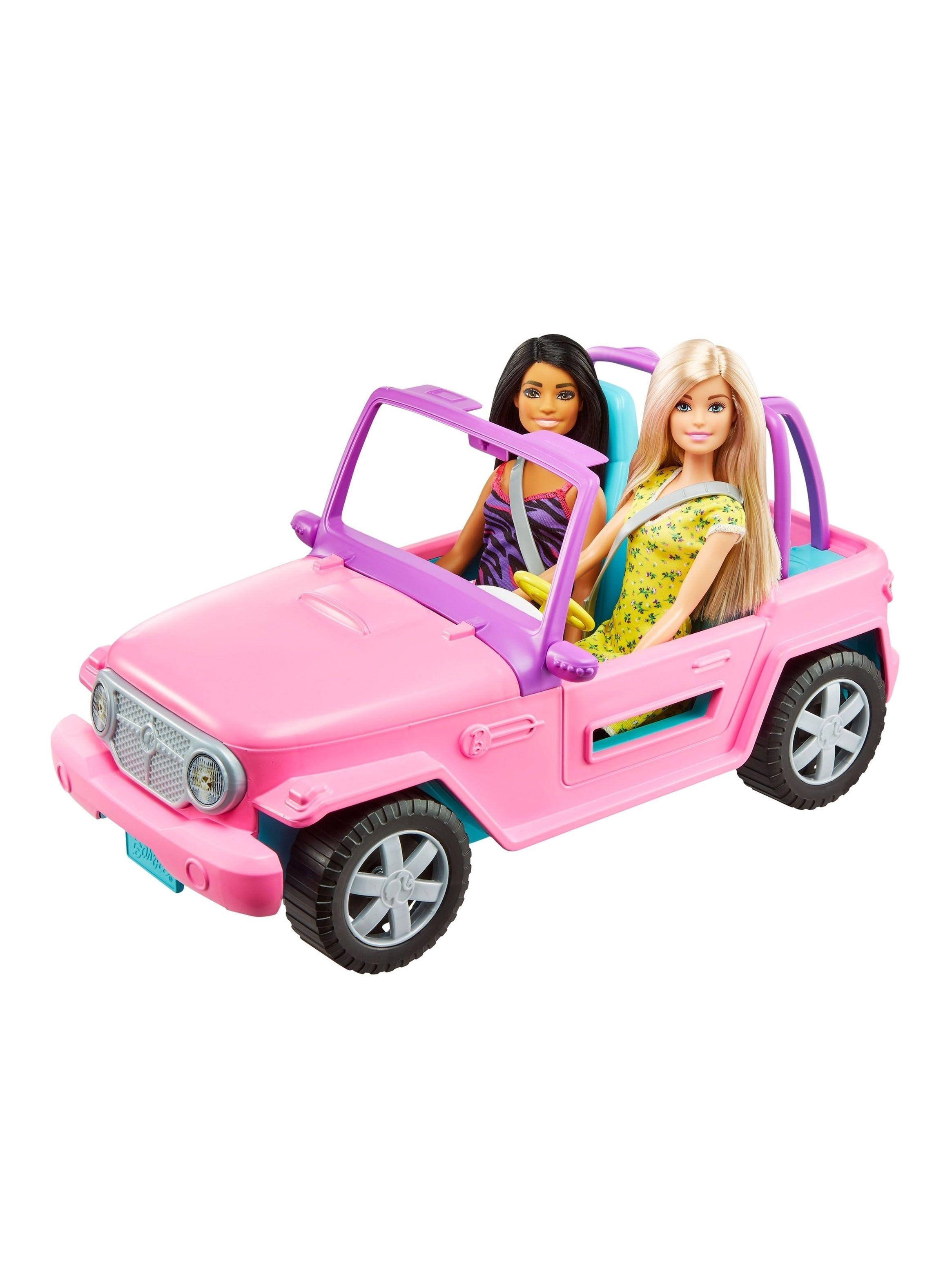 Muñeca Extreme Jeep con Muñeca y Amiga-0