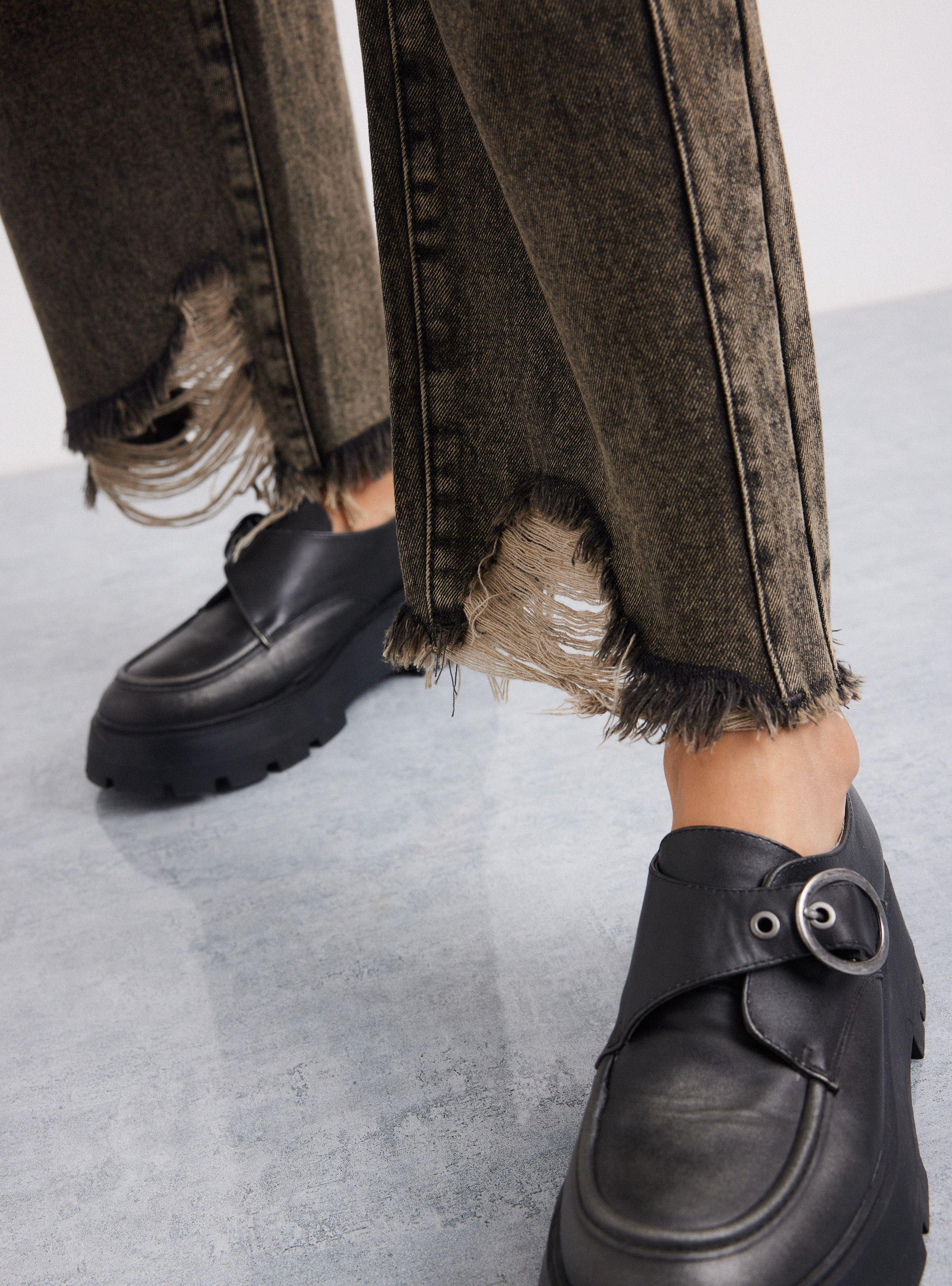 Jeans Fit Balloon  Con Roturas-3