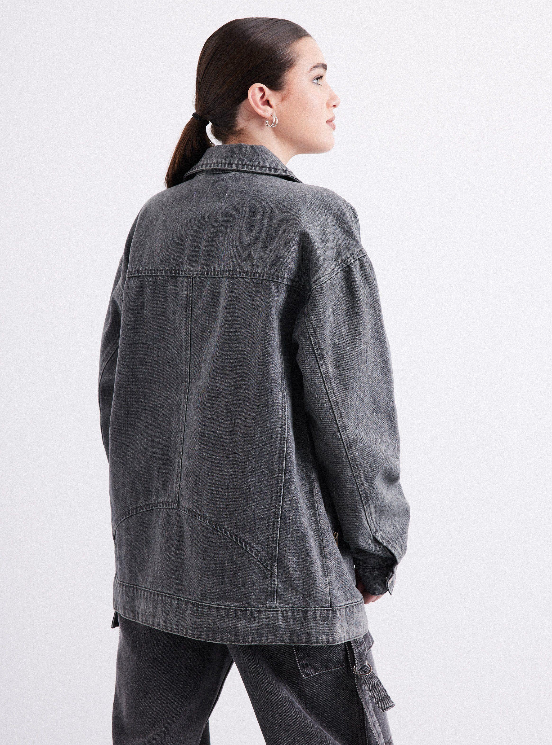 Chaqueta Biker Larga-1