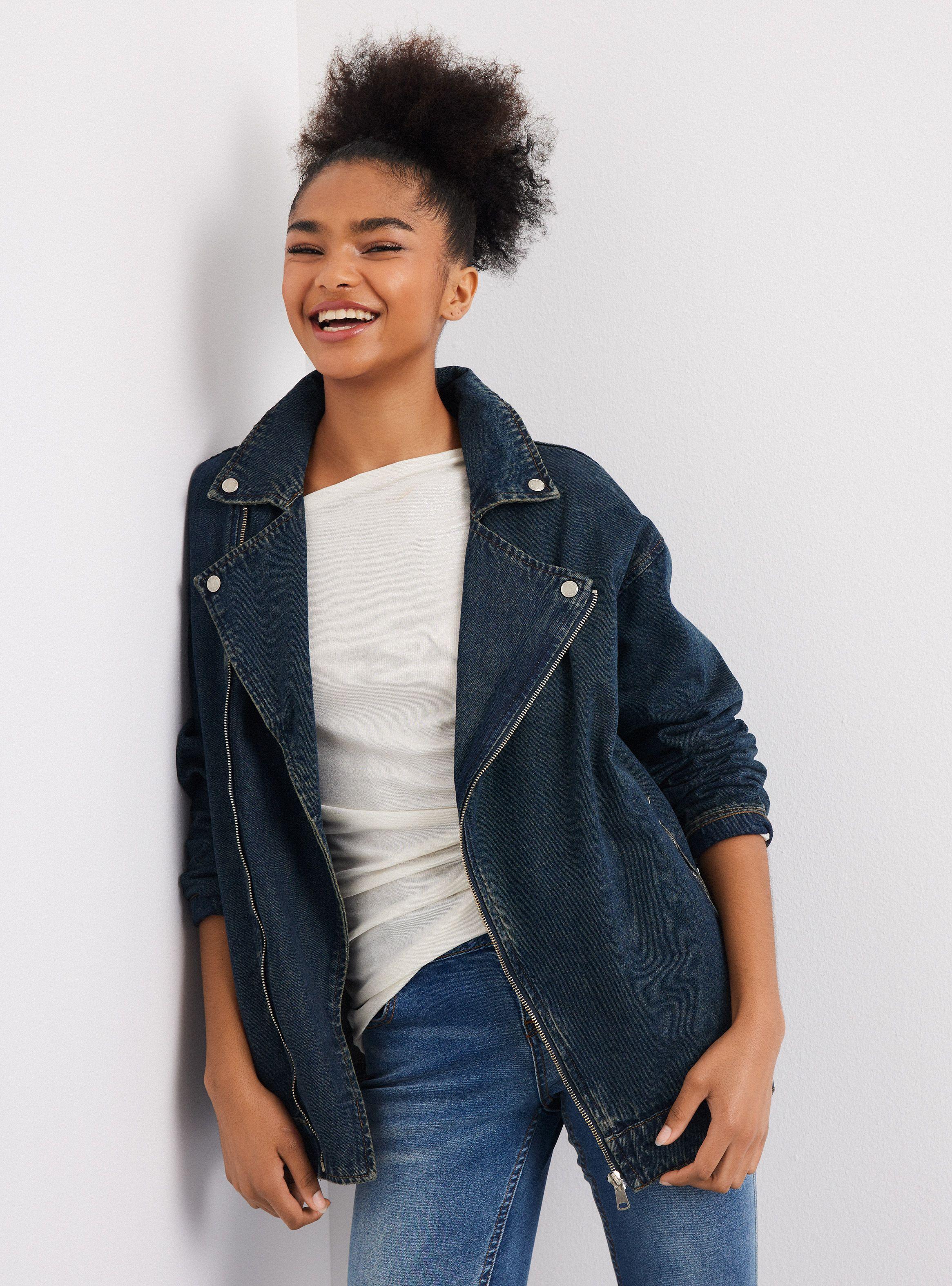 Chaqueta Biker Larga-0