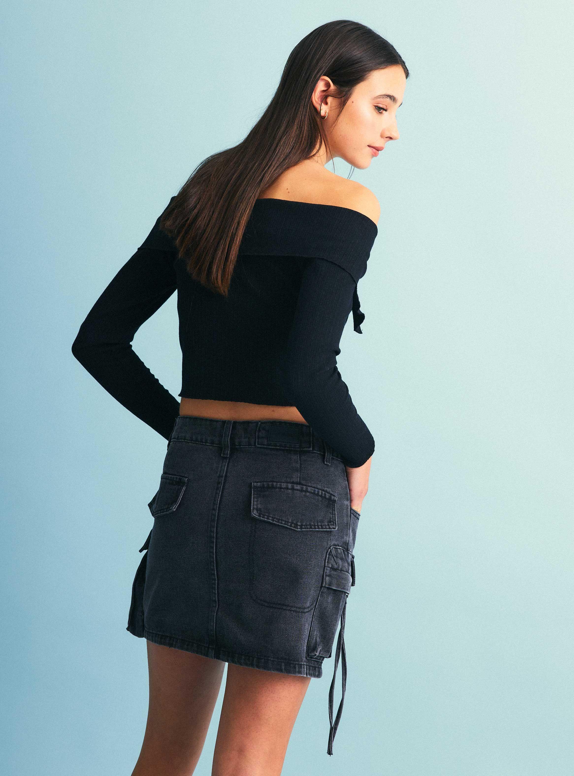 Falda Bolsillos Cargo-1