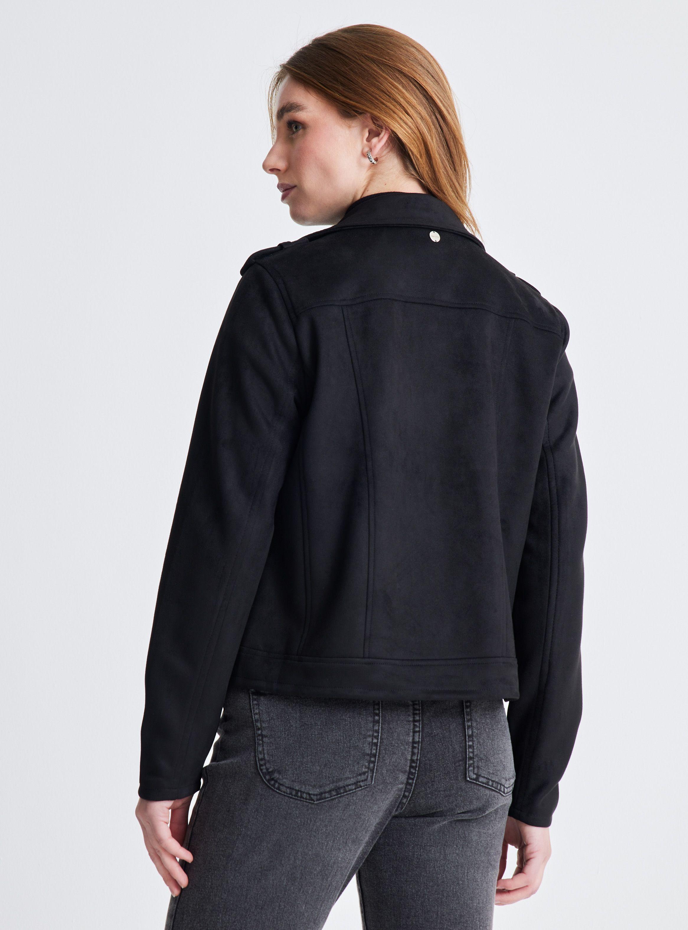 Chaqueta Biker con Cierre-1