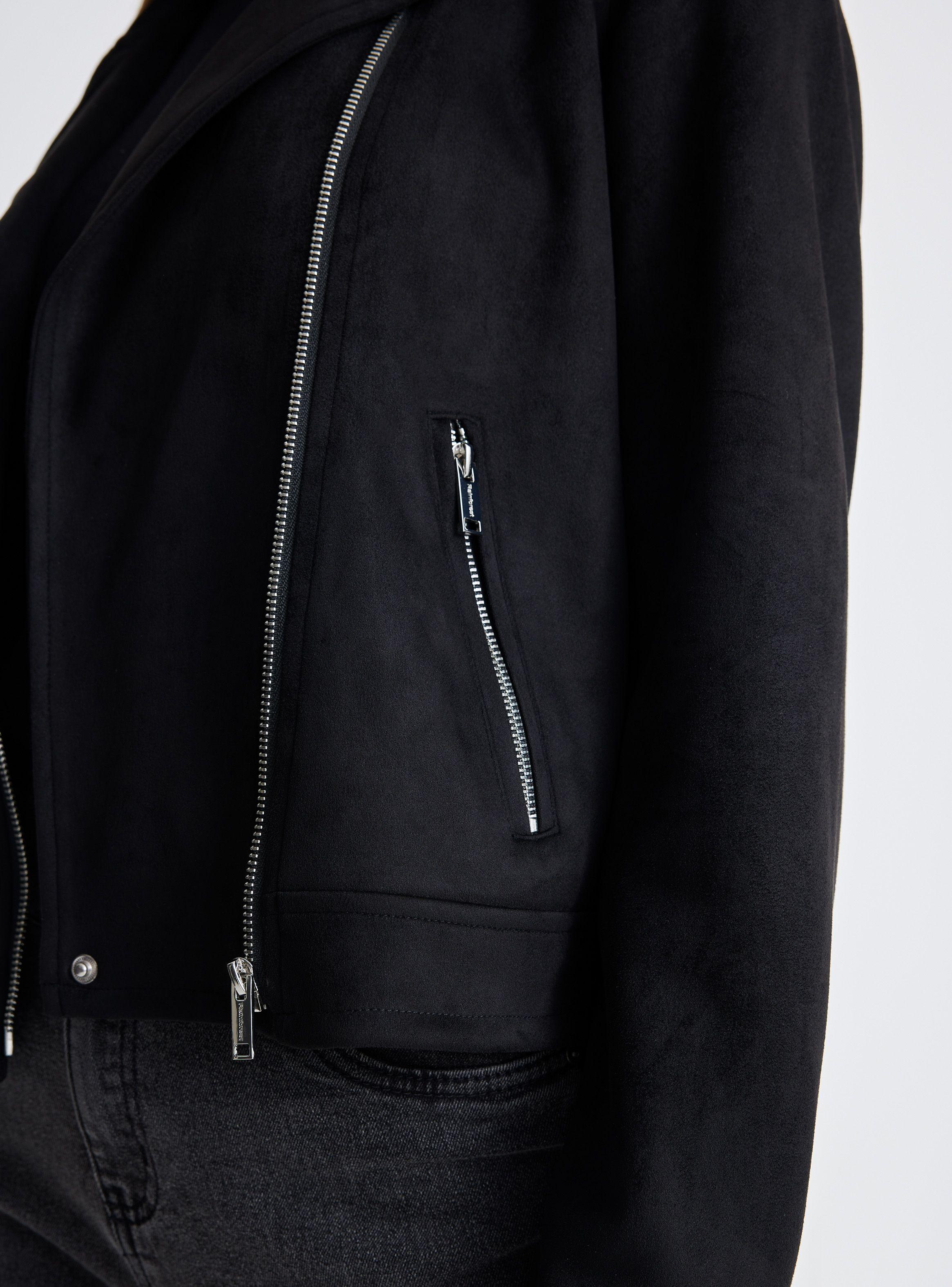 Chaqueta Biker con Cierre-3