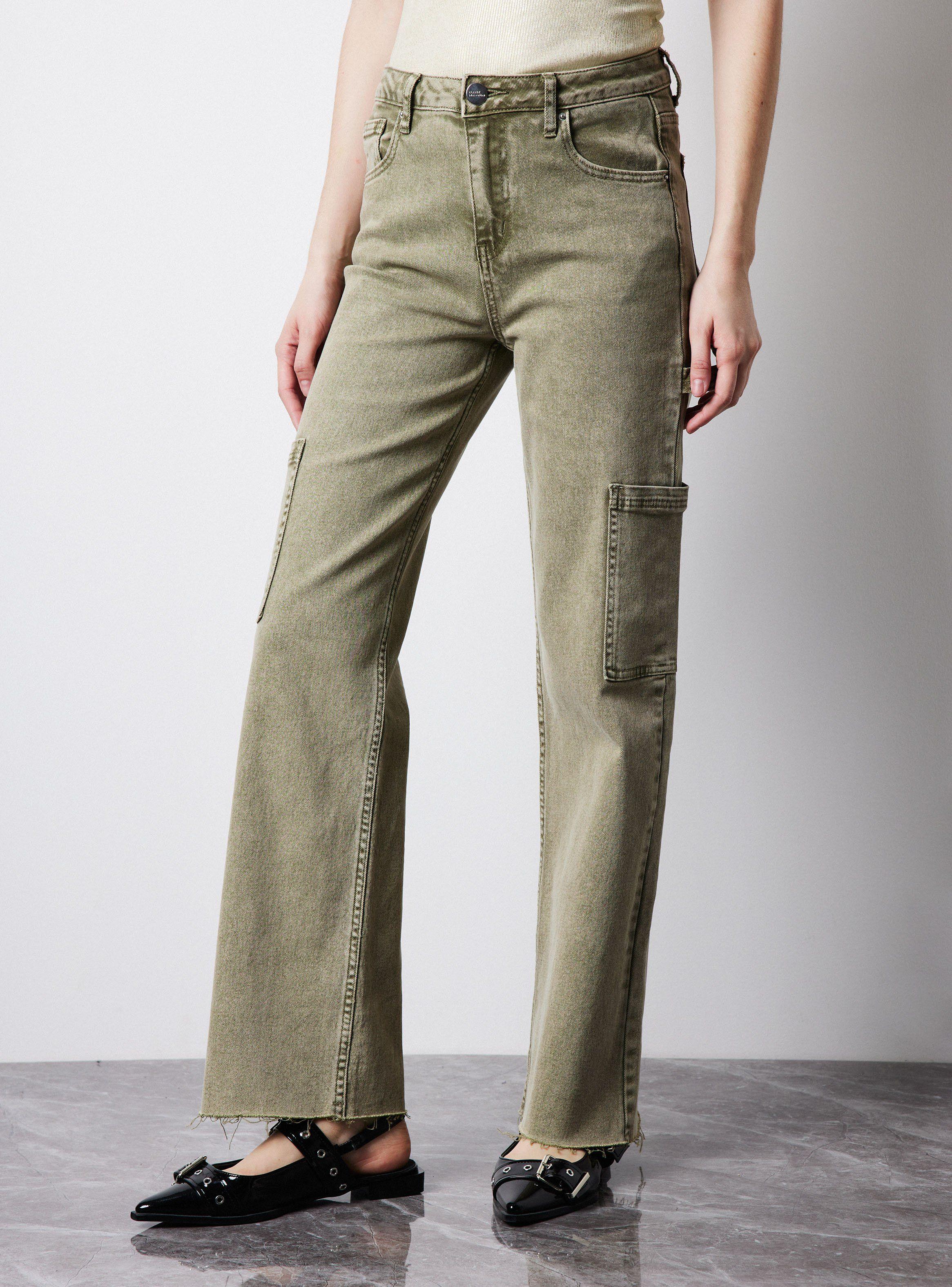 Jeans Variedad Colores Gastados Y Bolsillos Cargo-0