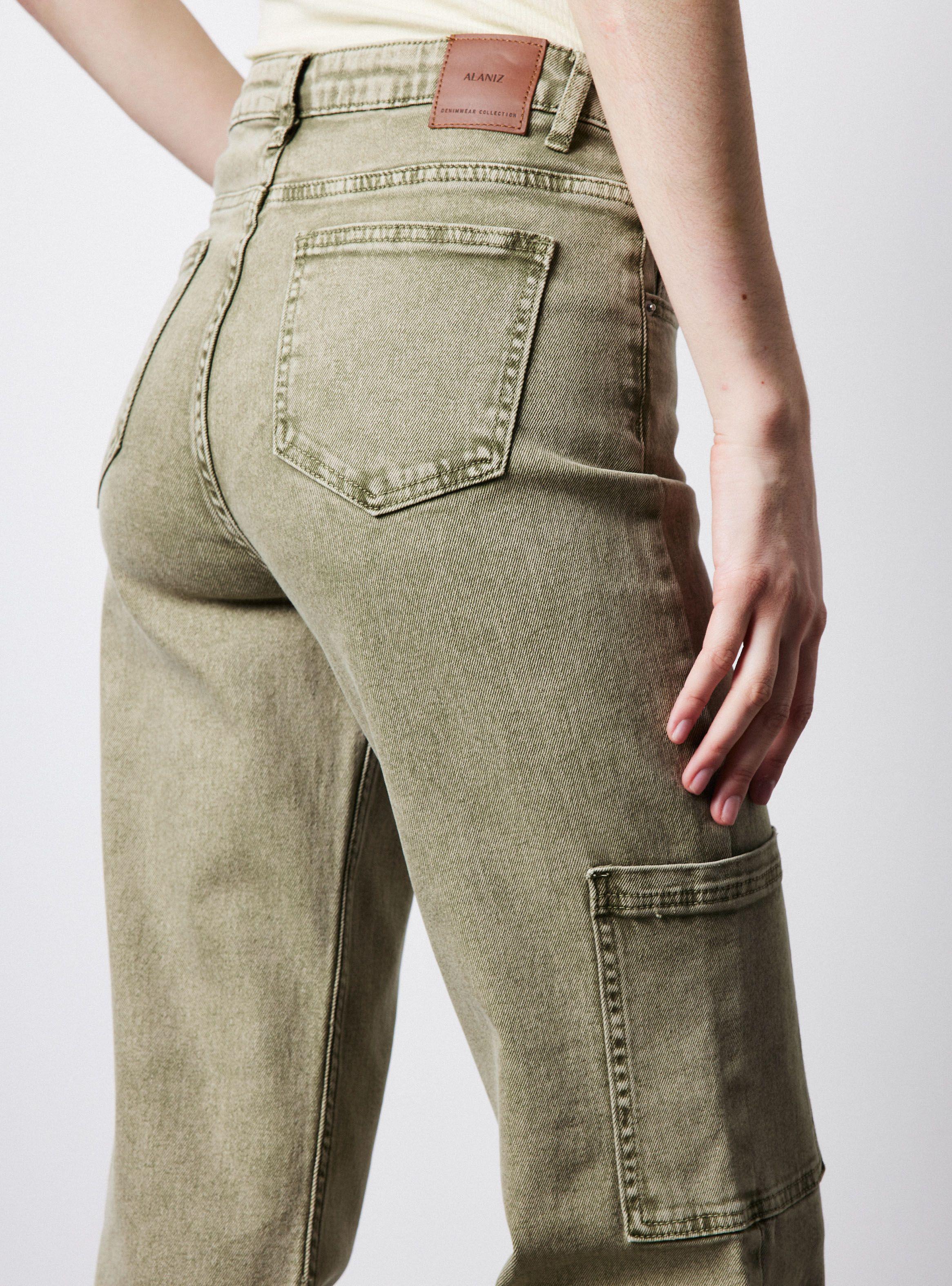 Jeans Variedad Colores Gastados Y Bolsillos Cargo-3