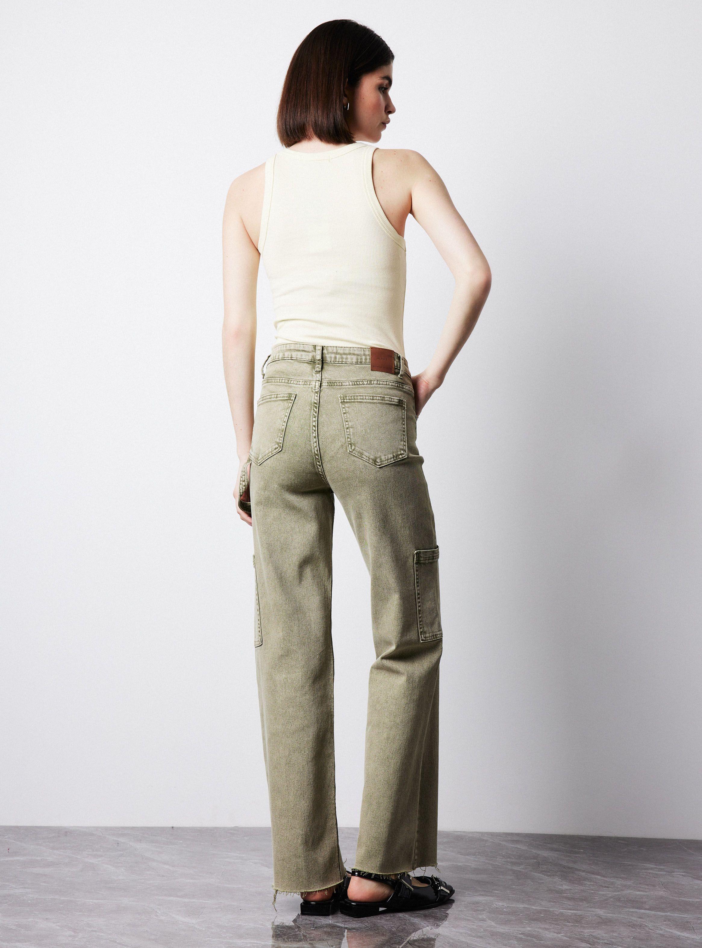 Jeans Variedad Colores Gastados Y Bolsillos Cargo-5