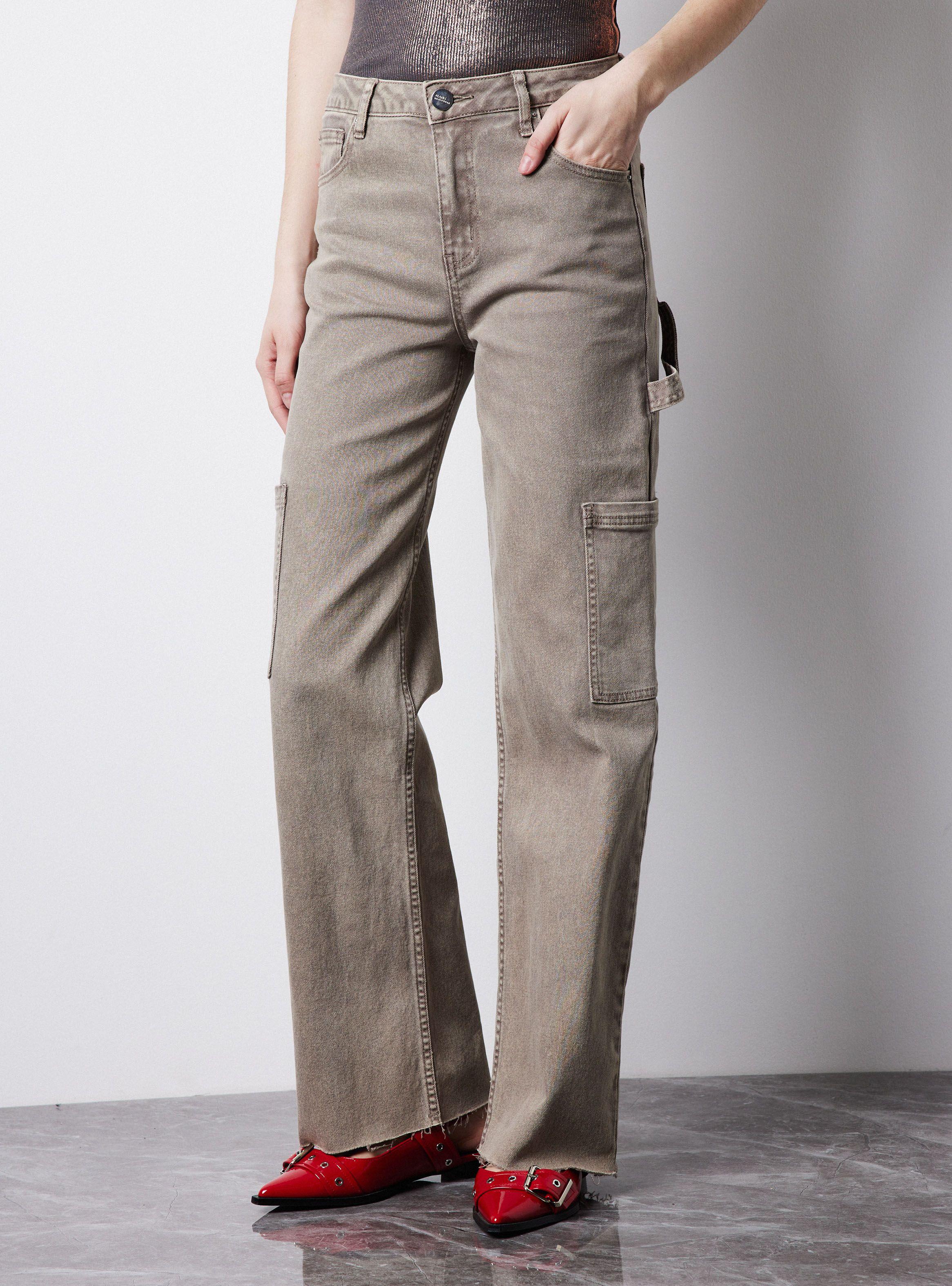 Jeans Variedad Colores Gastados Y Bolsillos Cargo-0