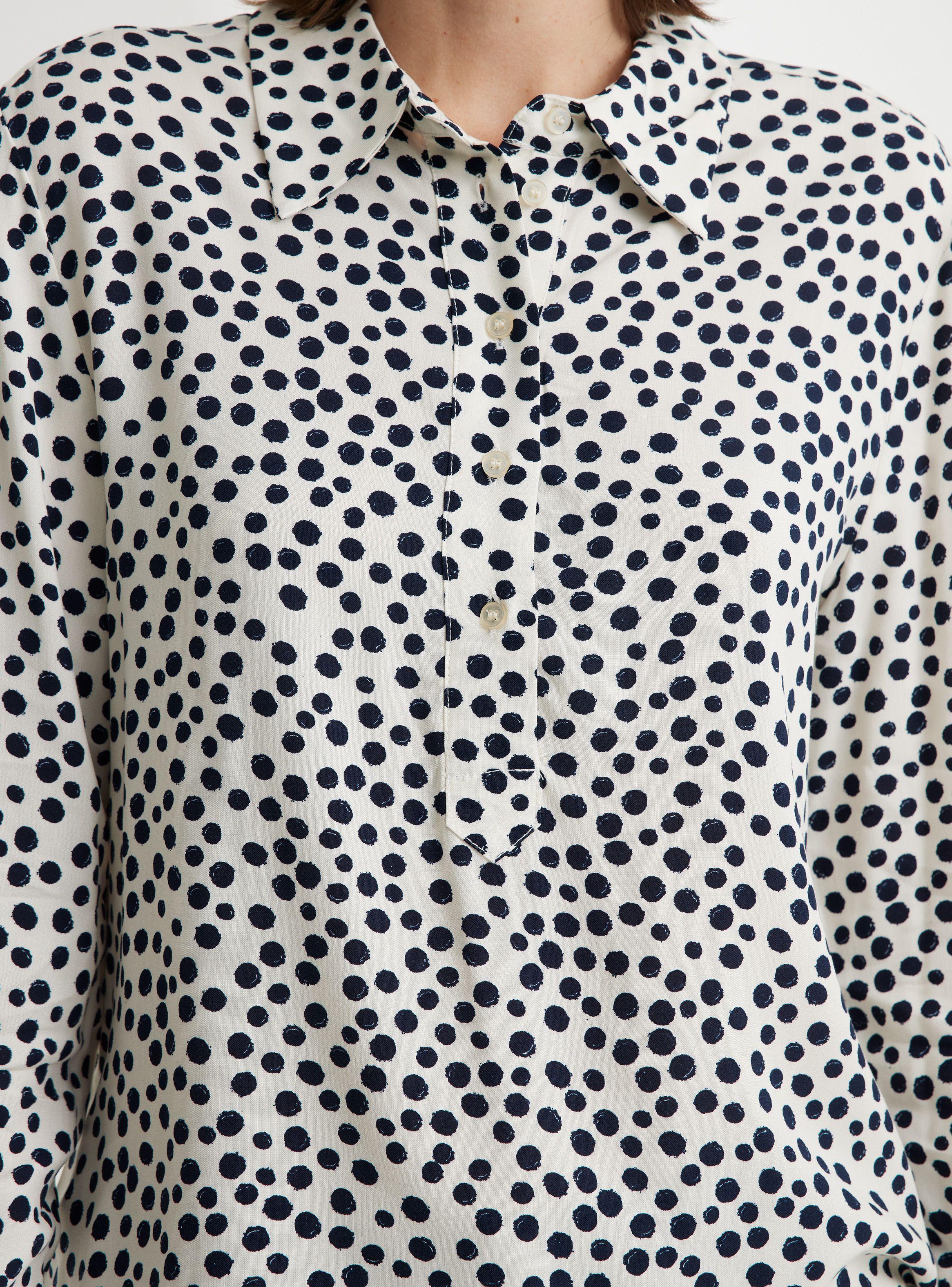 Blusa Estampada Punto Tejido Suave-3