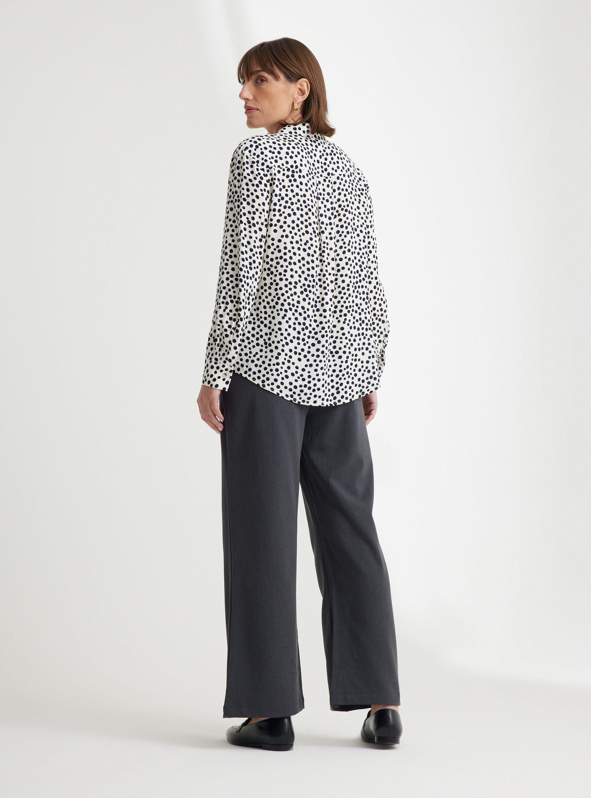Blusa Estampada Punto Tejido Suave-5