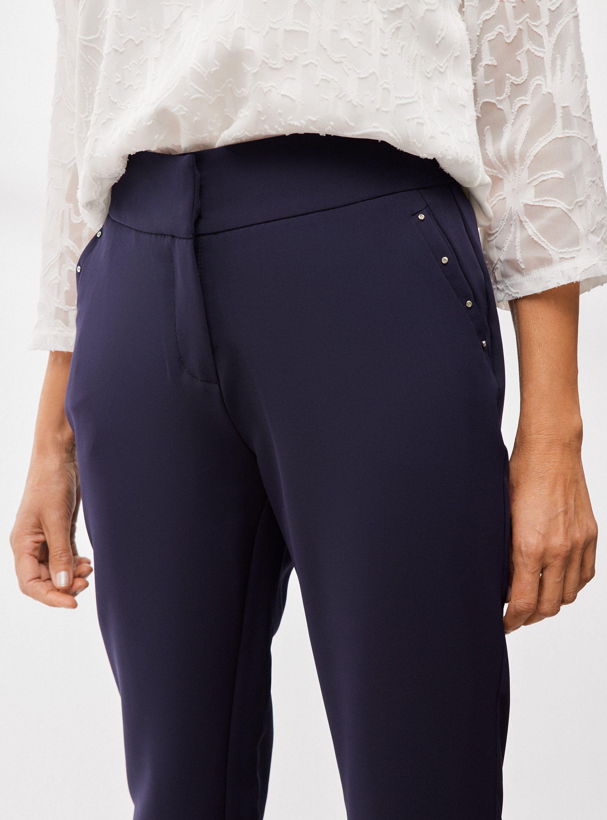 Pantalón de Vestir con Tachas en Bolsillos-2