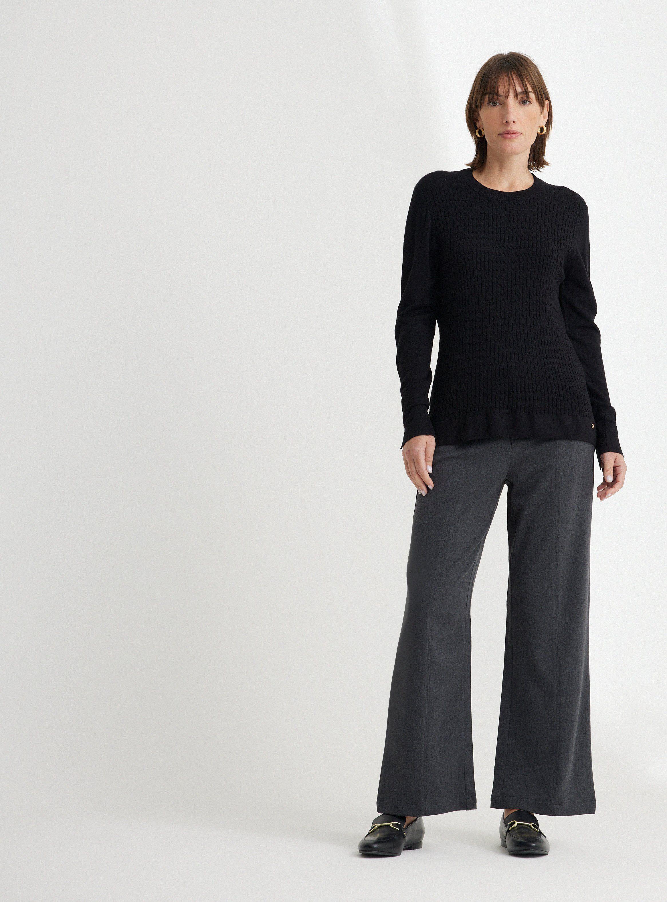 Sweater Trenzado Tejido Fino-4