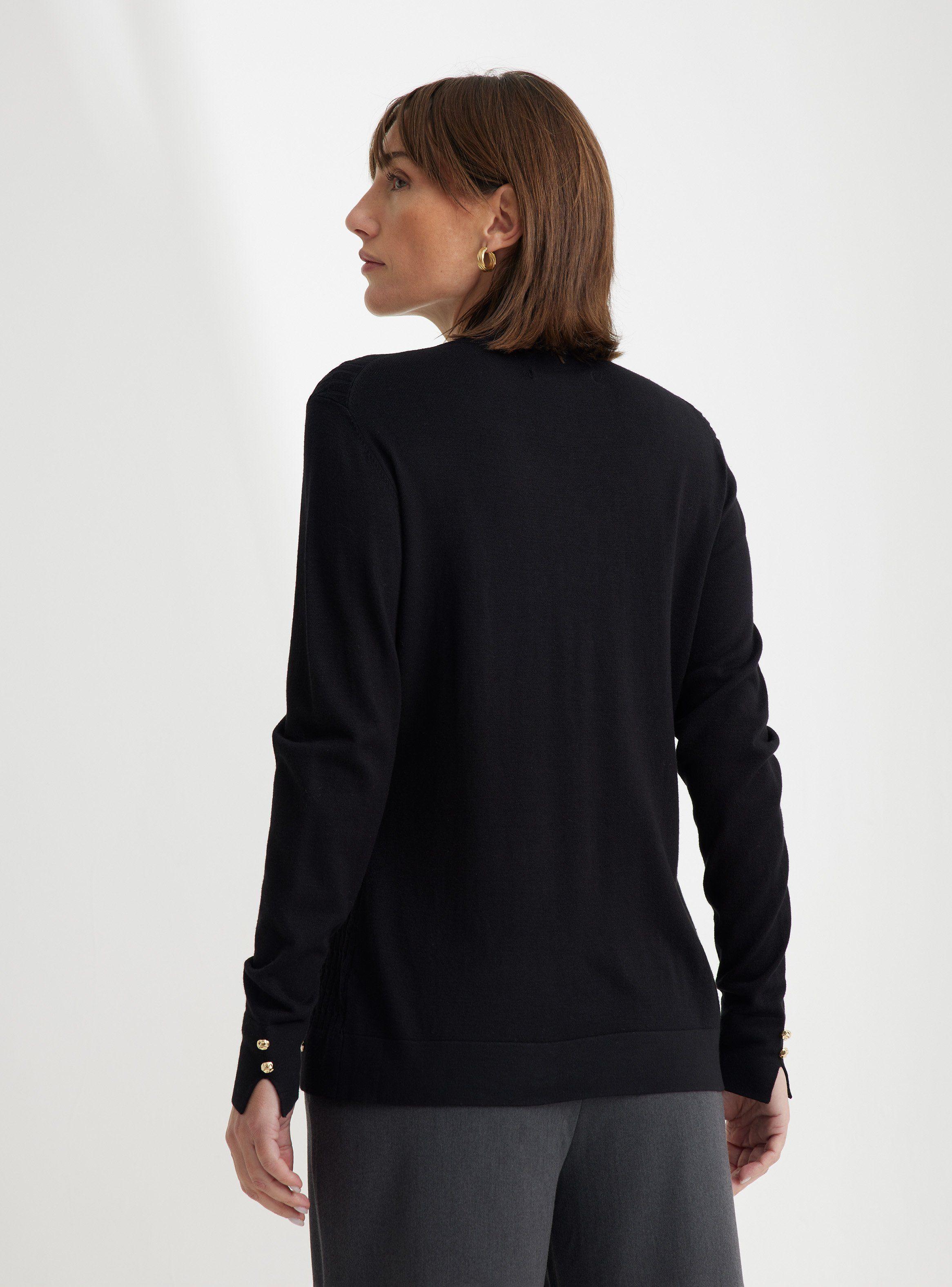 Sweater Trenzado Tejido Fino-1