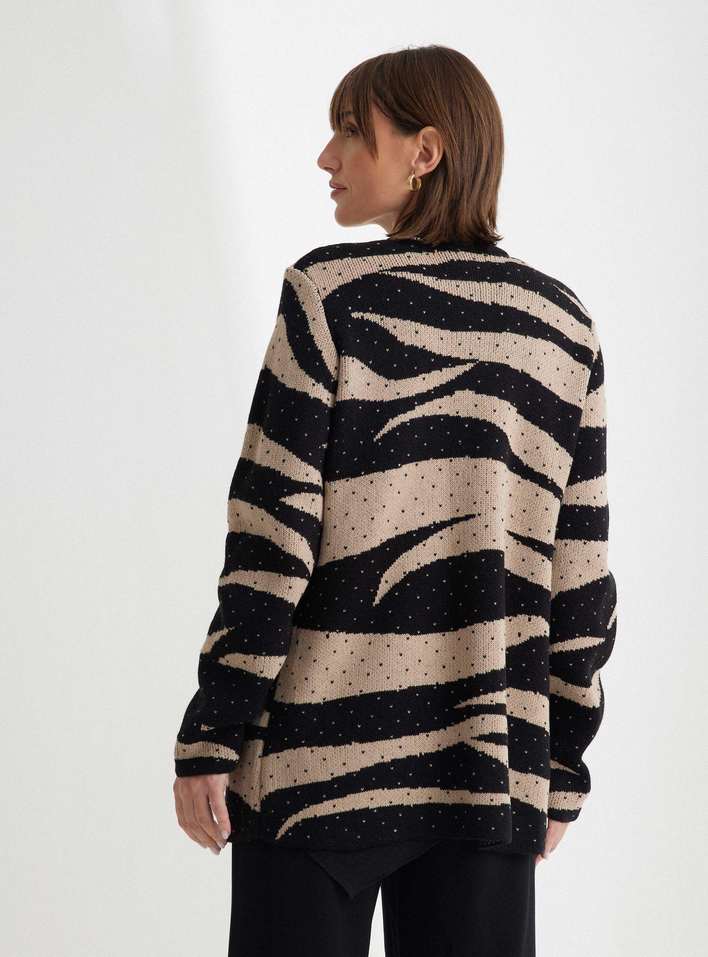 Chaleco Jacquard con Bolsillos-1