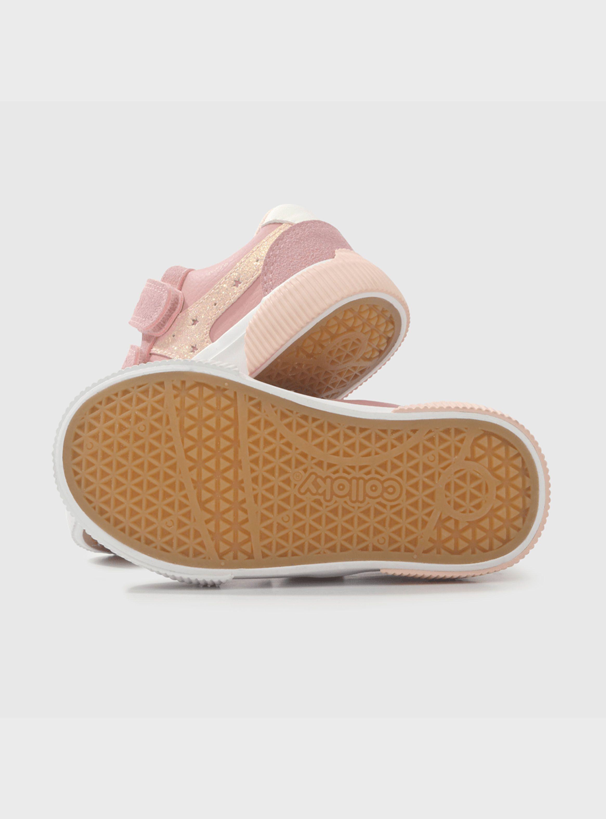 Zapatilla Urbana Glitters Dos Velcros Niña-2