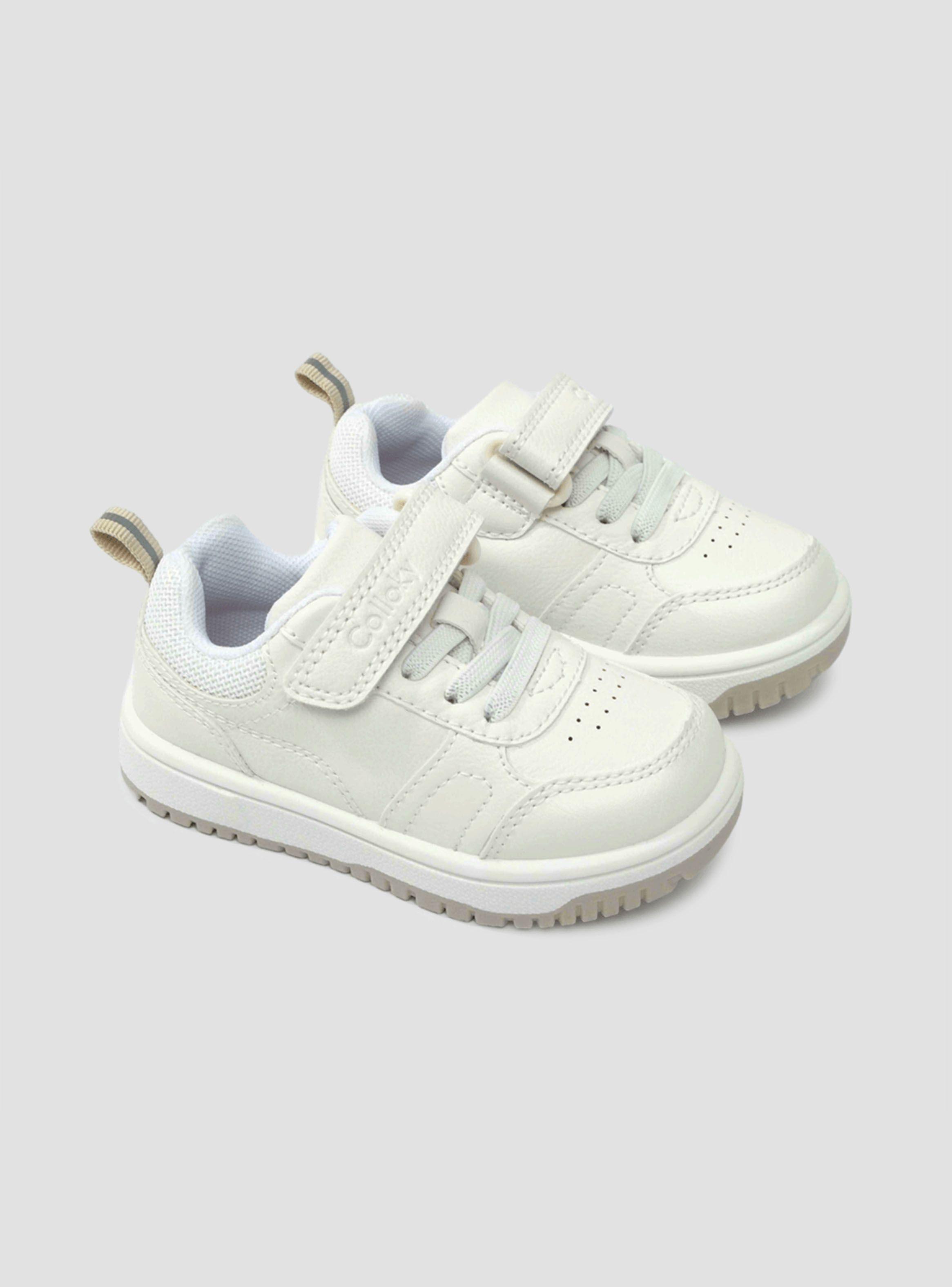 Zapatilla Running Junior Velcro Elástico Básica Unisex-1