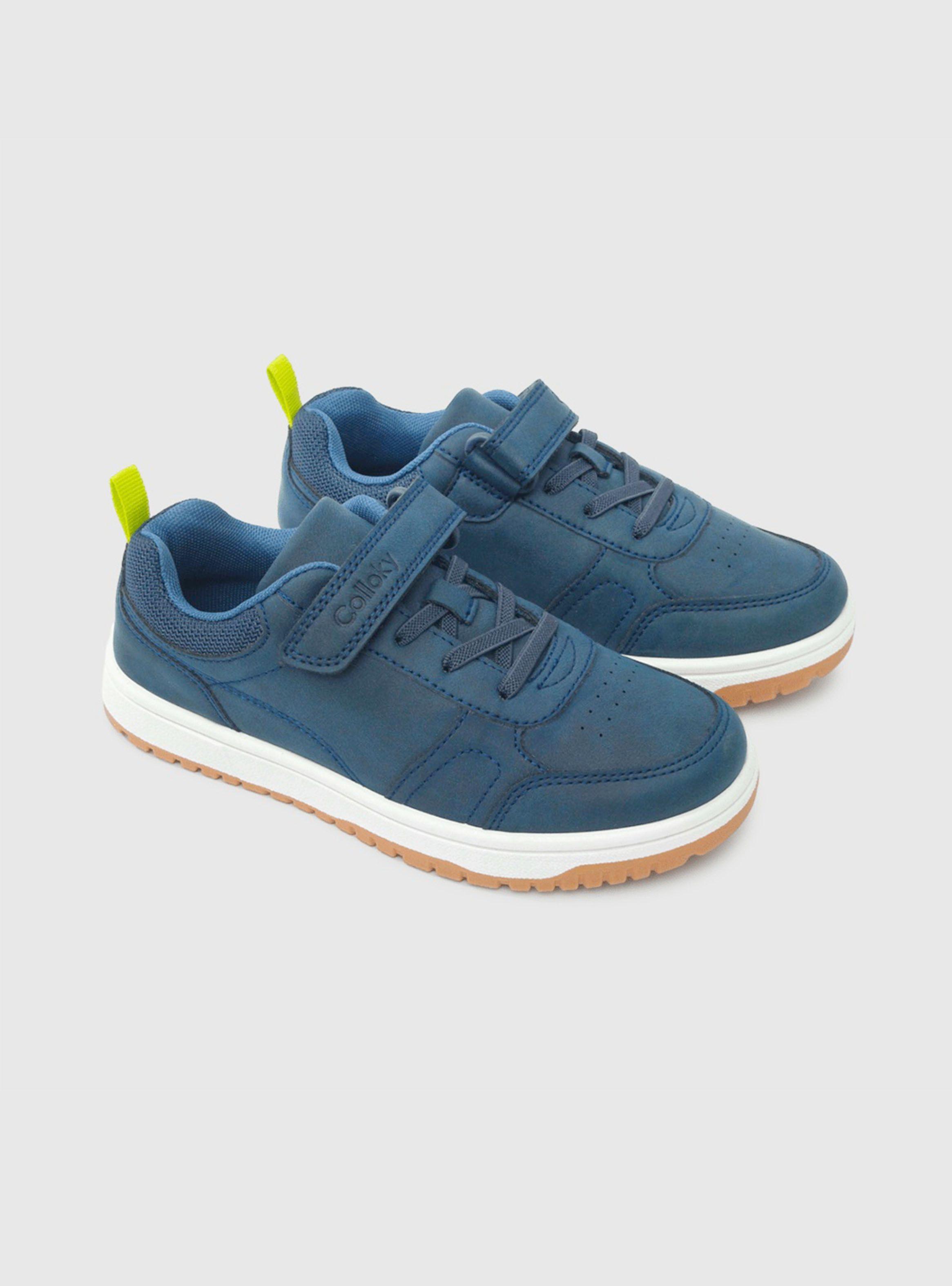 Zapatilla Running Básica Velcro Elástico Niño-1
