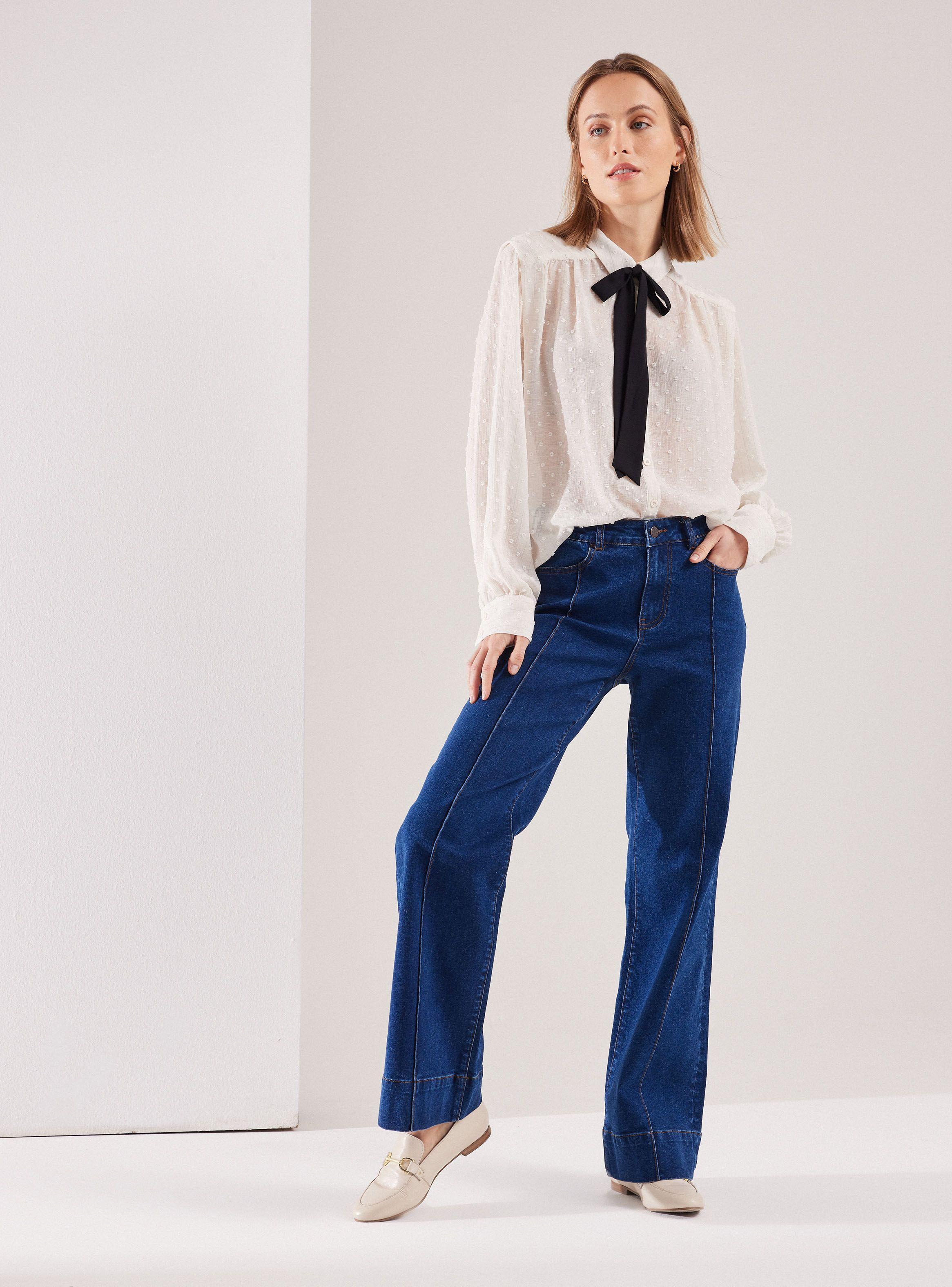 Blusa Plumetti Con Lazo Desmontable-4