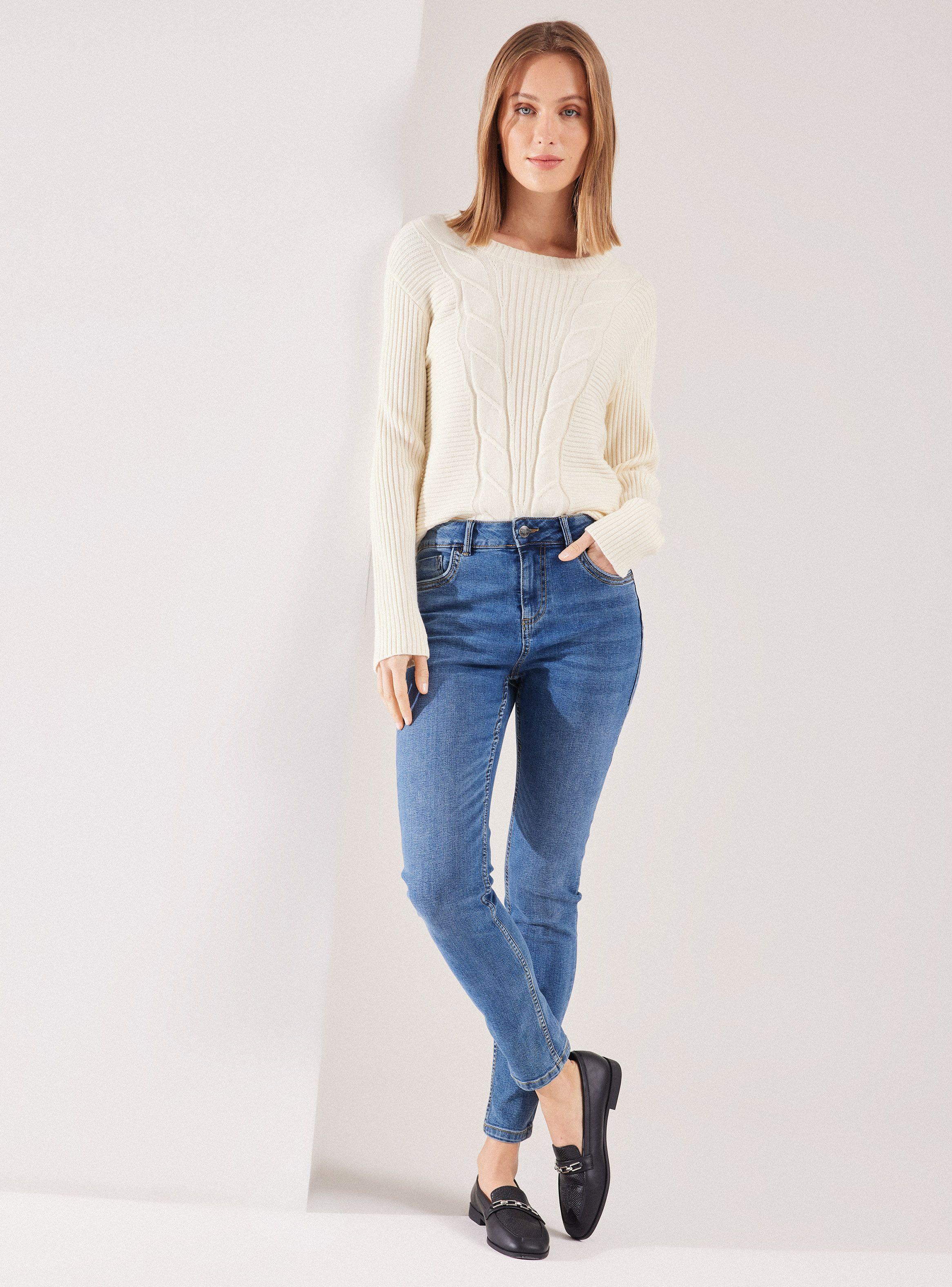 Sweater con Trenza Frontal-4