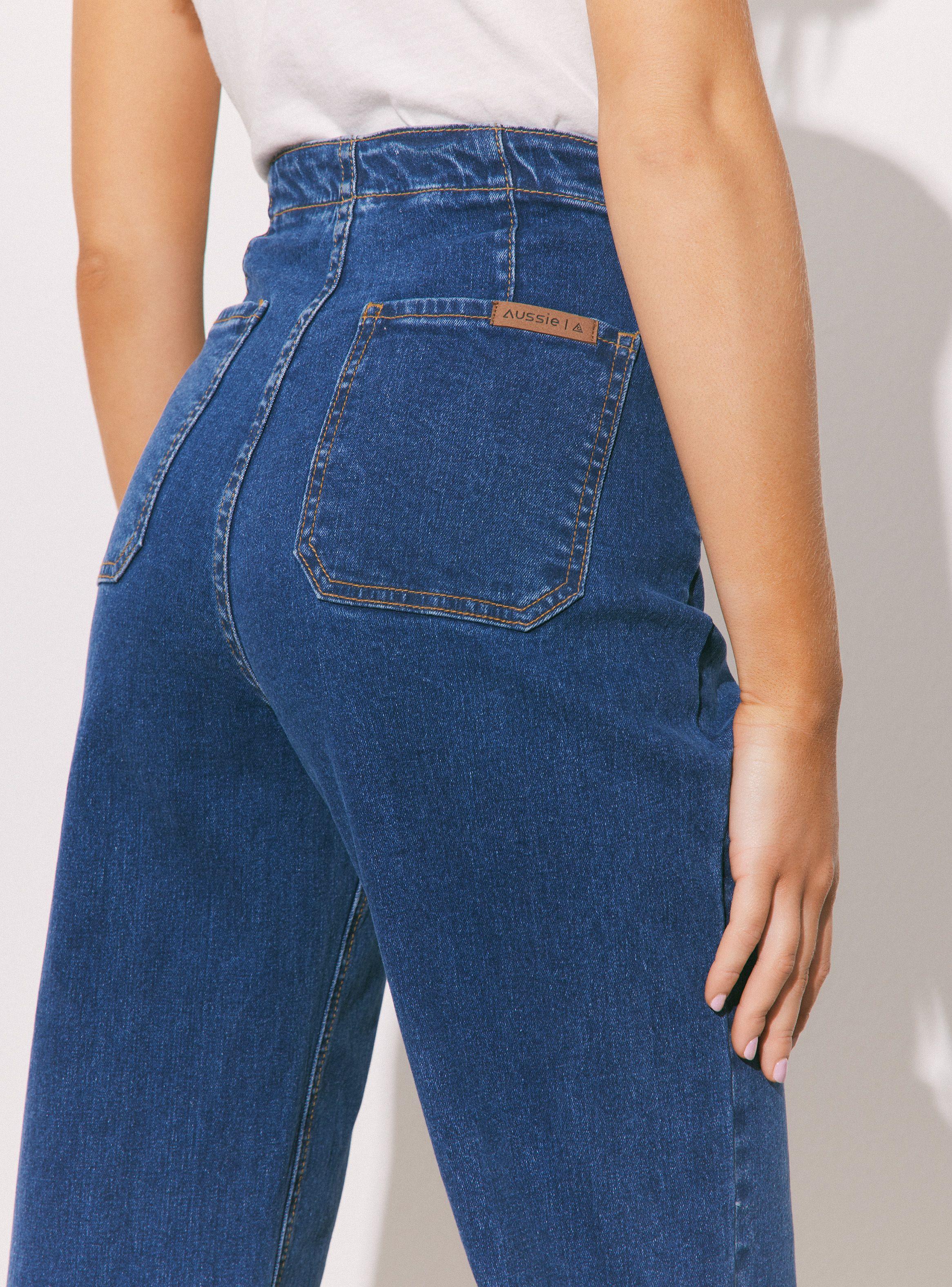 Jeans Wide Leg Medio-3