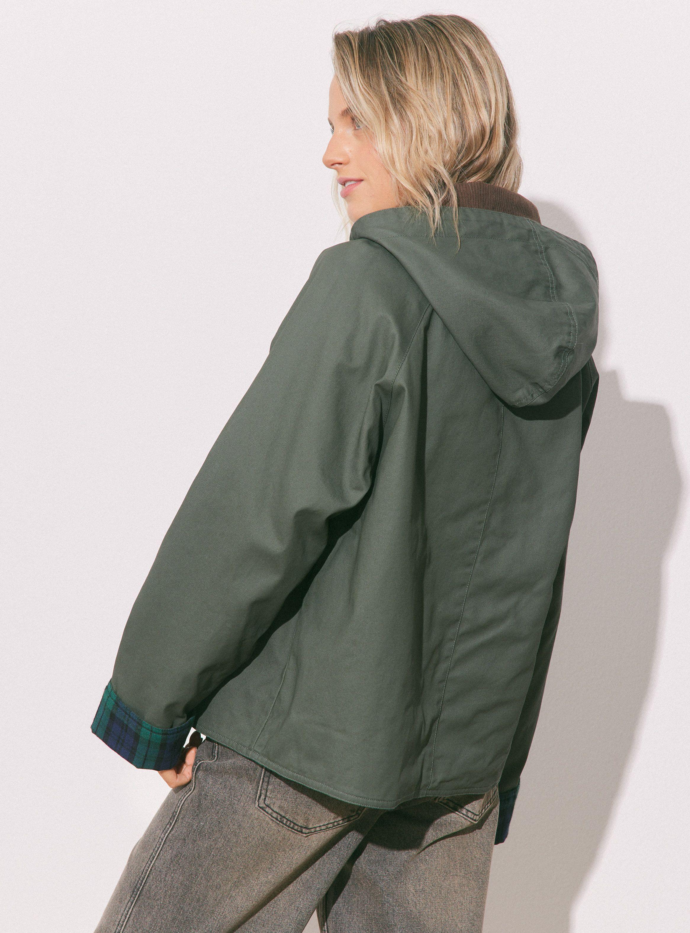 Chaqueta Cuello Cotelé Manga Larga-1