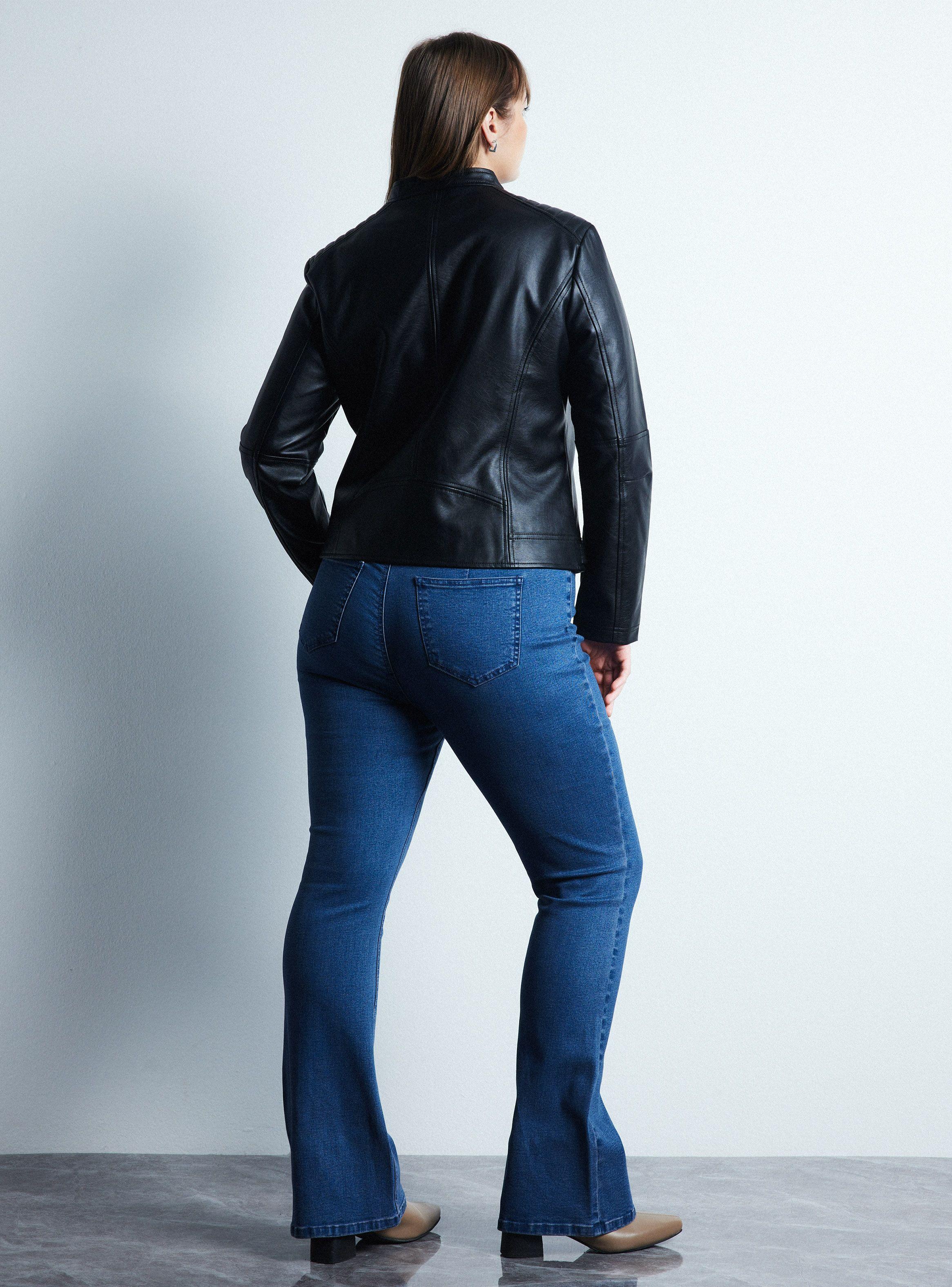 Chaleco Moto Biker Efecto Cuero-5